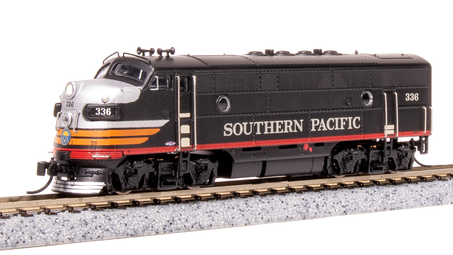 7738 EMD F3A, SP 337, Black Widow, Paragon4 Sound/DC/DCC, N