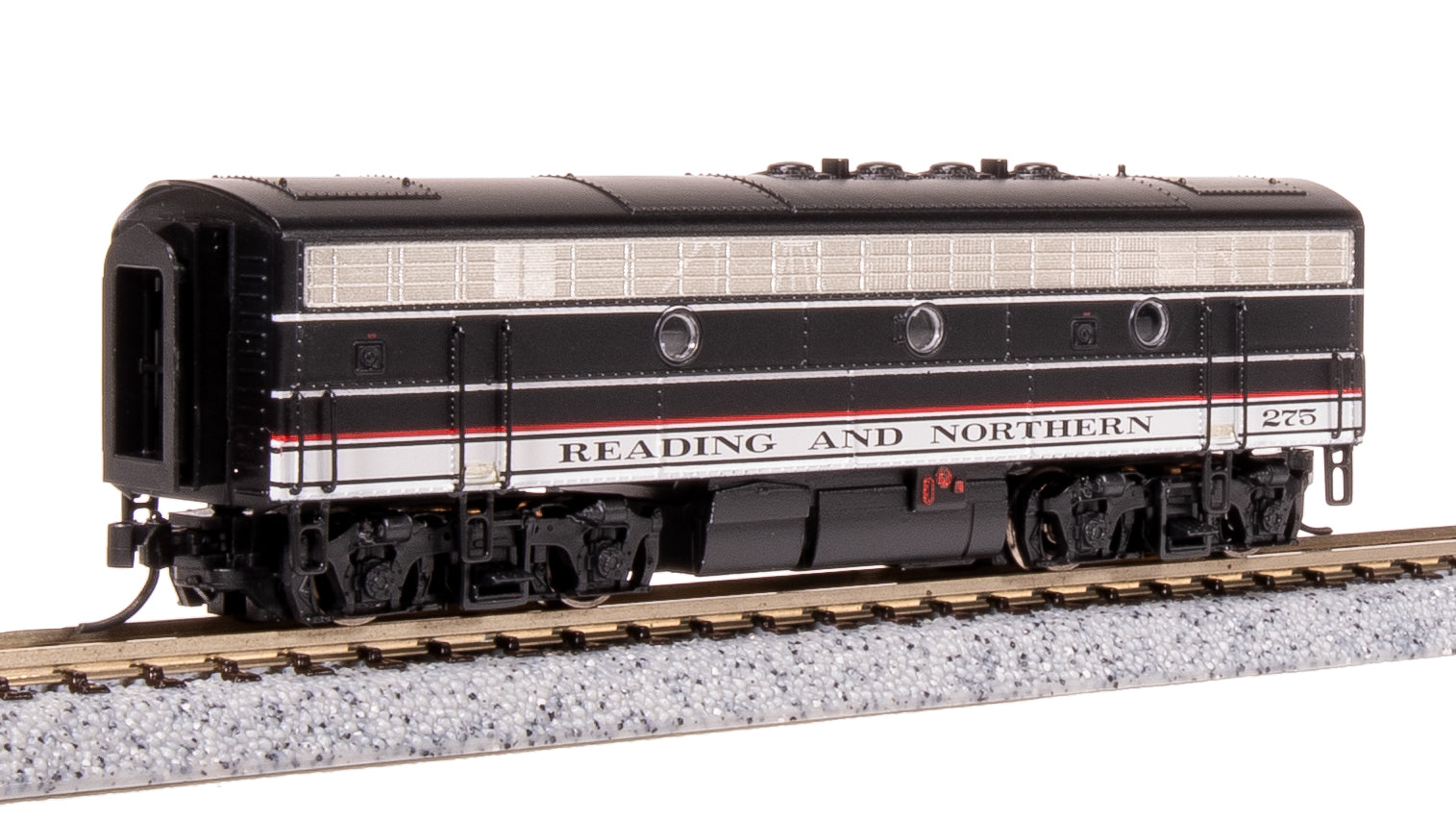 7759 EMD F7 AB, RBMN 270/275, Black/Red/White, A-unit Paragon4 Sound/DC/DCC, Unpowered B, N Default Title