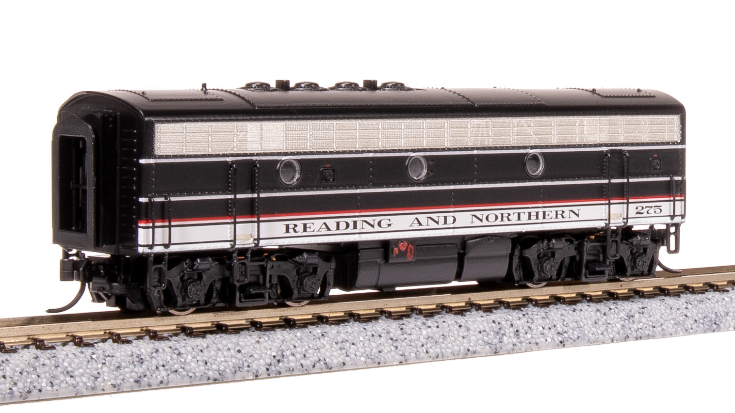 7759 EMD F7 AB, RBMN 270/275, Black/Red/White, A-unit Paragon4 Sound/DC/DCC, Unpowered B, N Default Title