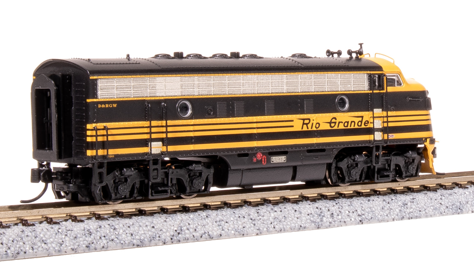 7770 EMD F7A, DRGW 5564, Black 3-stripe, Paragon4 Sound/DC/DCC, N Default Title