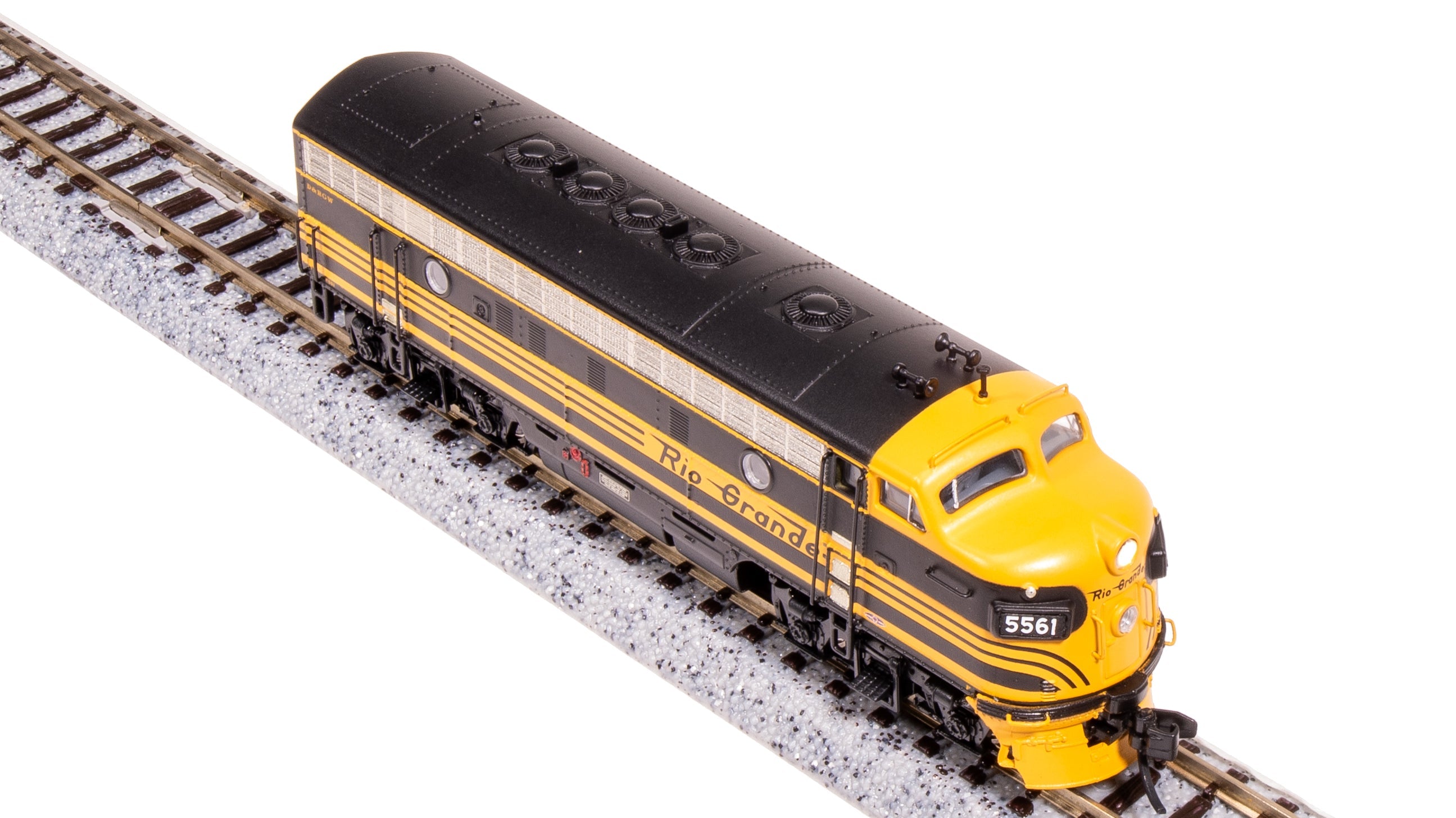 7770 EMD F7A, DRGW 5564, Black 3-stripe, Paragon4 Sound/DC/DCC, N Default Title