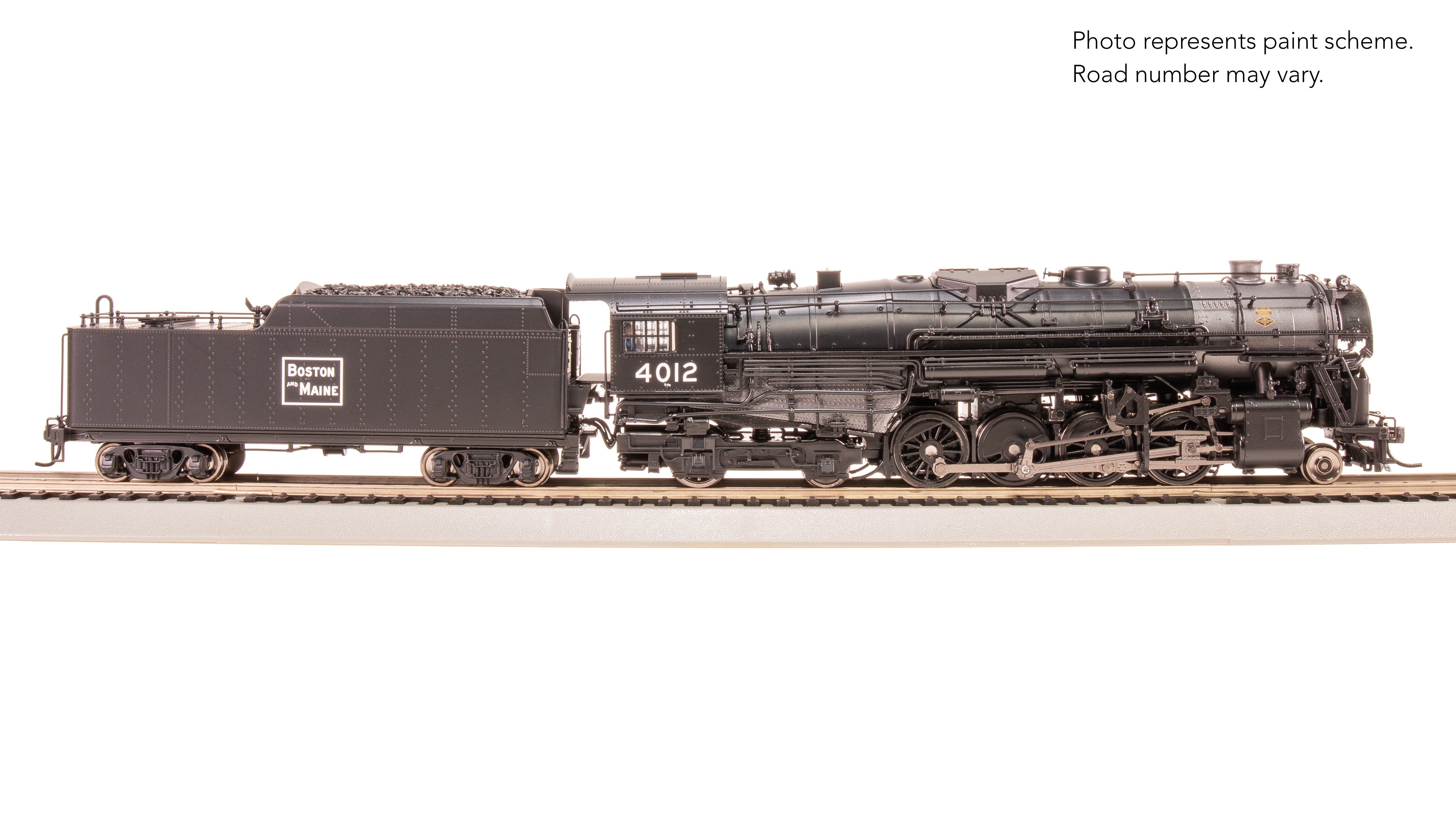 7795 Boston & Maine 2-8-4 Berkshire, T1a #4016, 4-axle Tender, No-Sound / DCC-Ready, HO