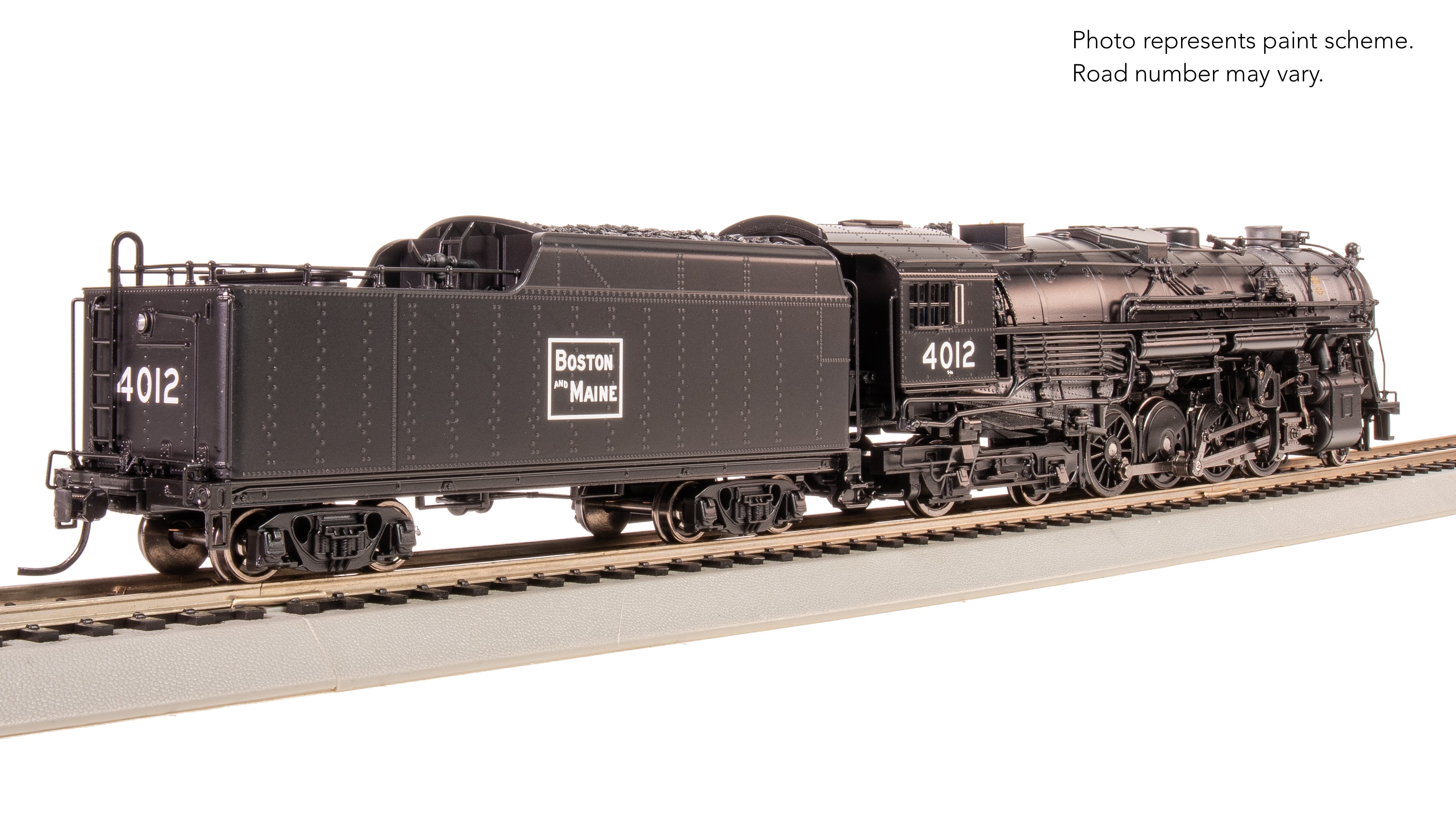 7795 Boston & Maine 2-8-4 Berkshire, T1a #4016, 4-axle Tender, No-Sound / DCC-Ready, HO