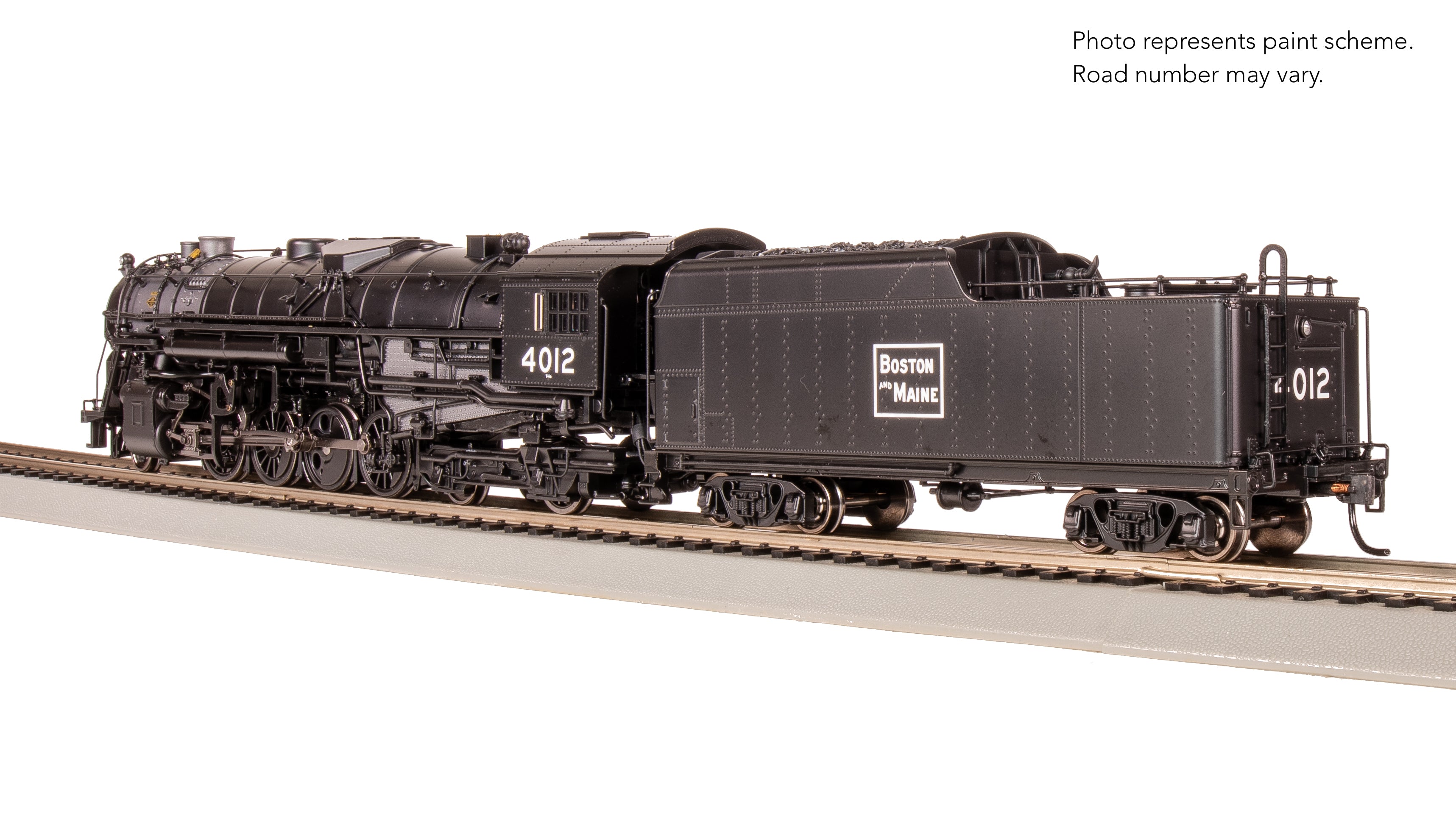 7795 Boston & Maine 2-8-4 Berkshire, T1a #4016, 4-axle Tender, No-Sound / DCC-Ready, HO