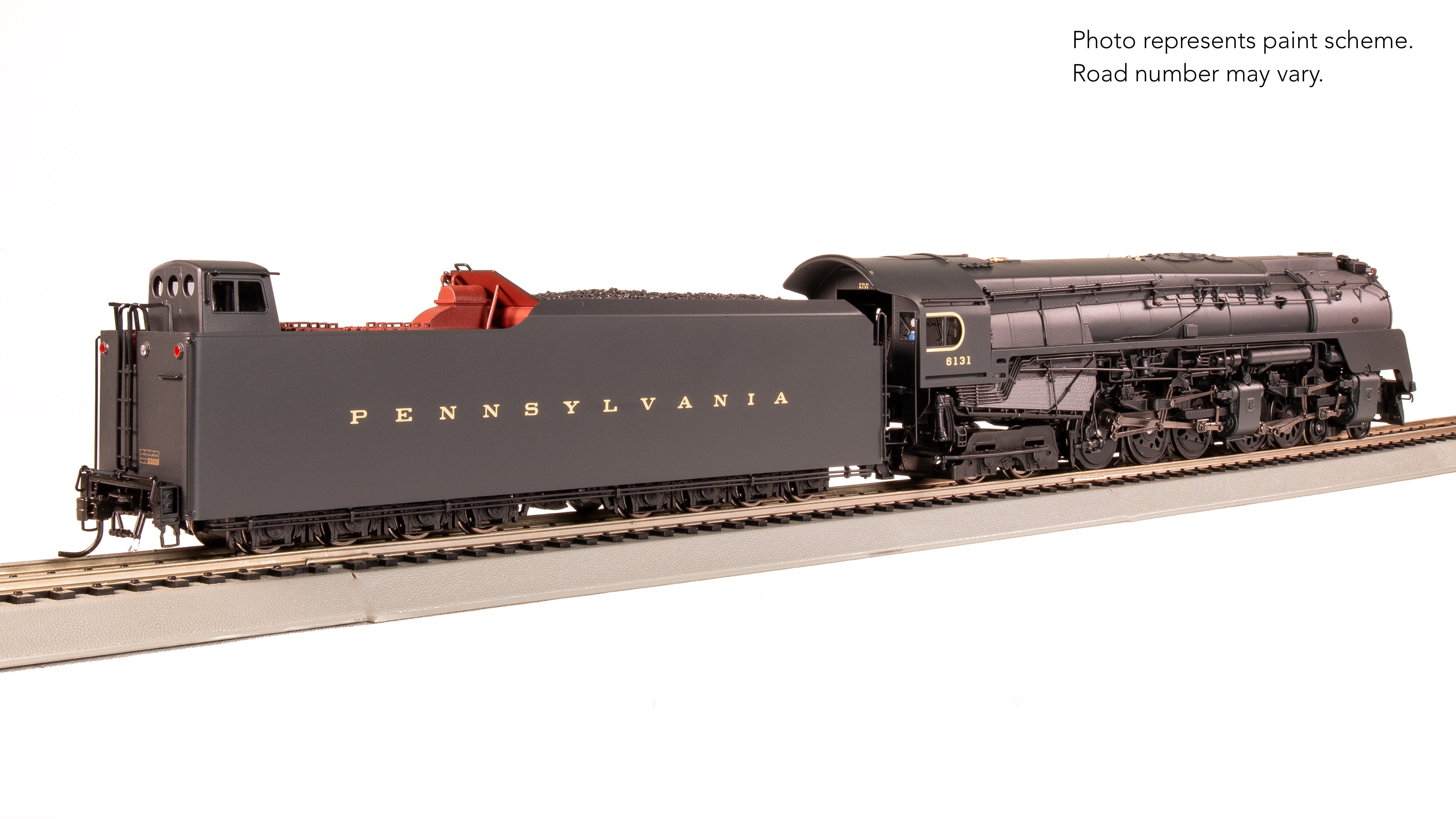 7800 PRR Q2 Duplex, 4-4-6-4, #6131, Prototype Version, 18,000 gallon tender, Paragon4 Sound/DC/DCC, Smoke, HO