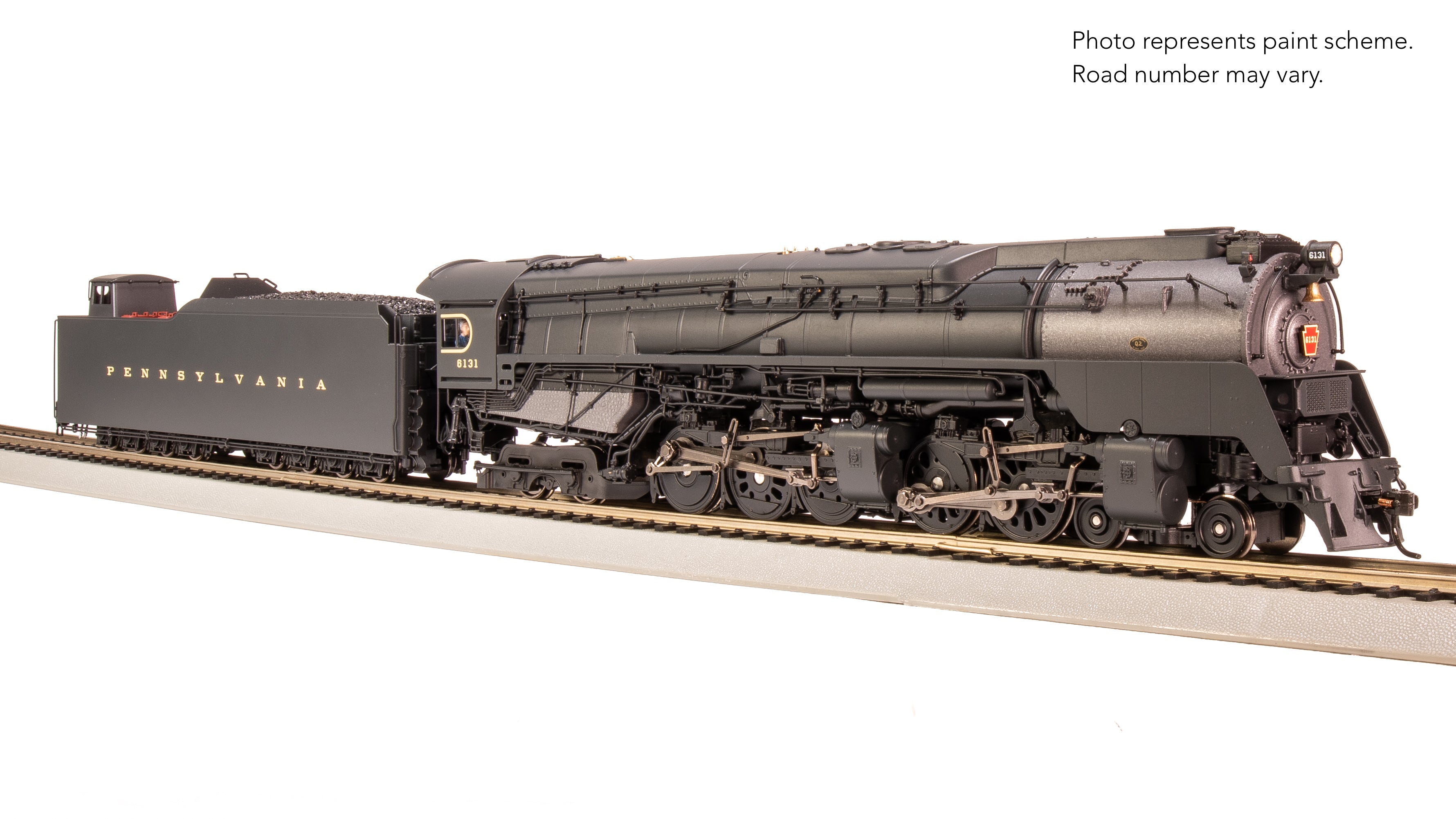 7800 PRR Q2 Duplex, 4-4-6-4, #6131, Prototype Version, 18,000 gallon tender, Paragon4 Sound/DC/DCC, Smoke, HO