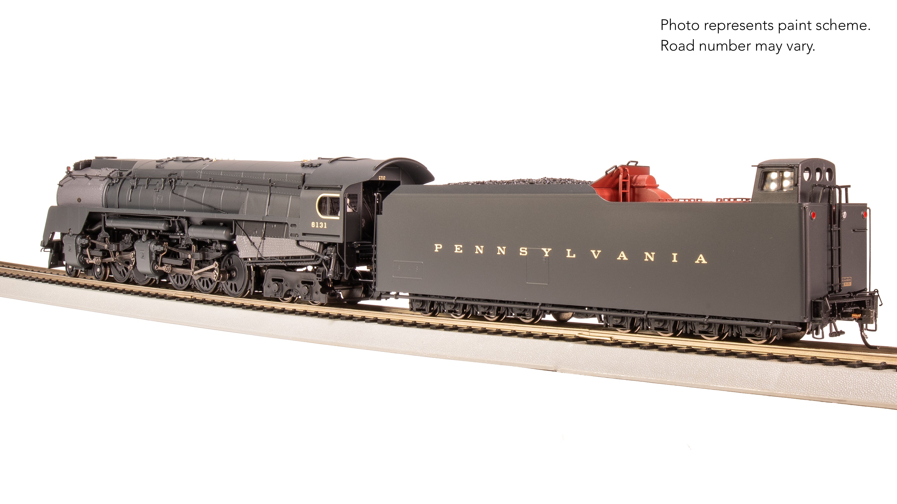 7800 PRR Q2 Duplex, 4-4-6-4, #6131, Prototype Version, 18,000 gallon tender, Paragon4 Sound/DC/DCC, Smoke, HO