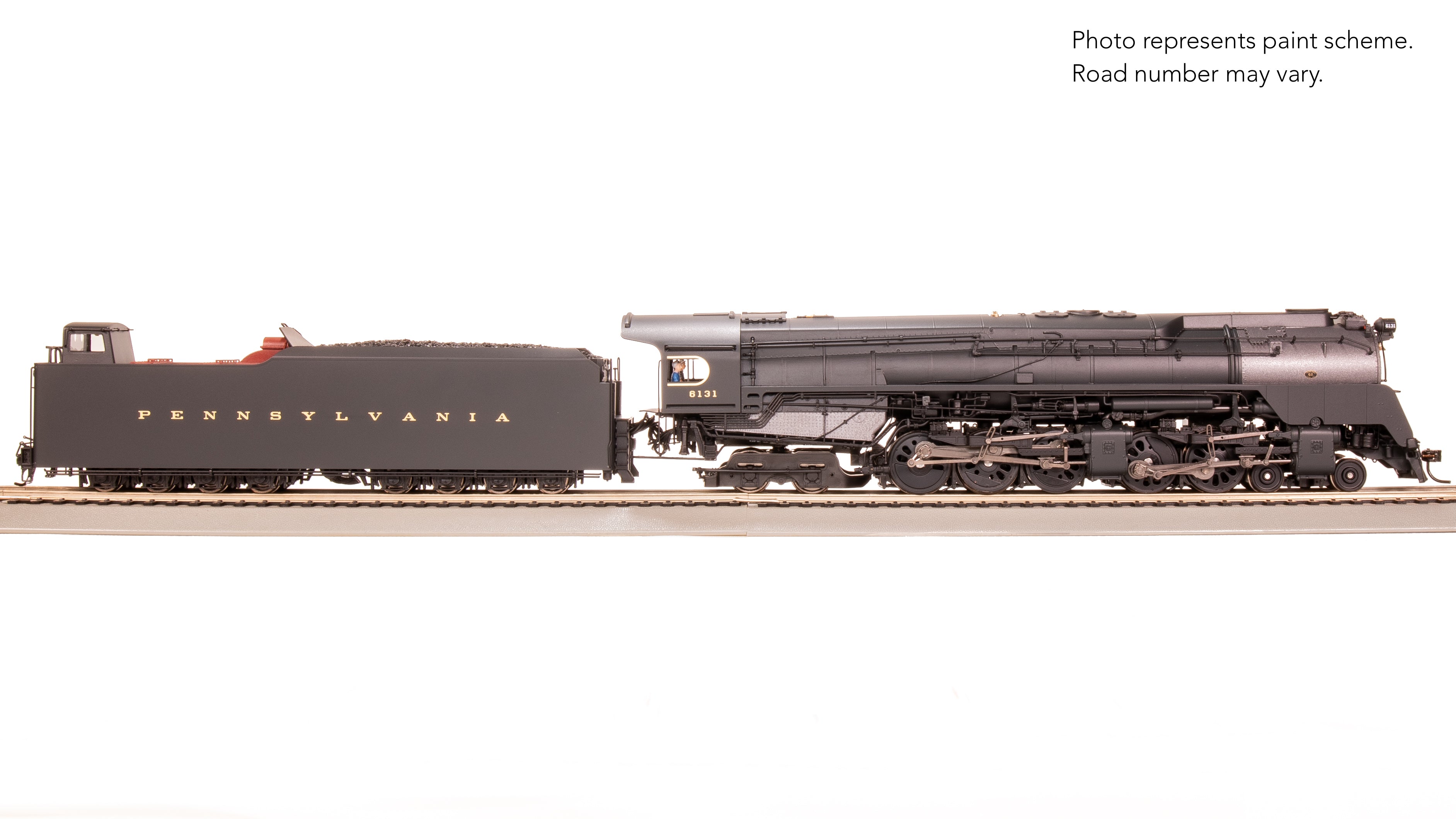 7800 PRR Q2 Duplex, 4-4-6-4, #6131, Prototype Version, 18,000 gallon tender, Paragon4 Sound/DC/DCC, Smoke, HO