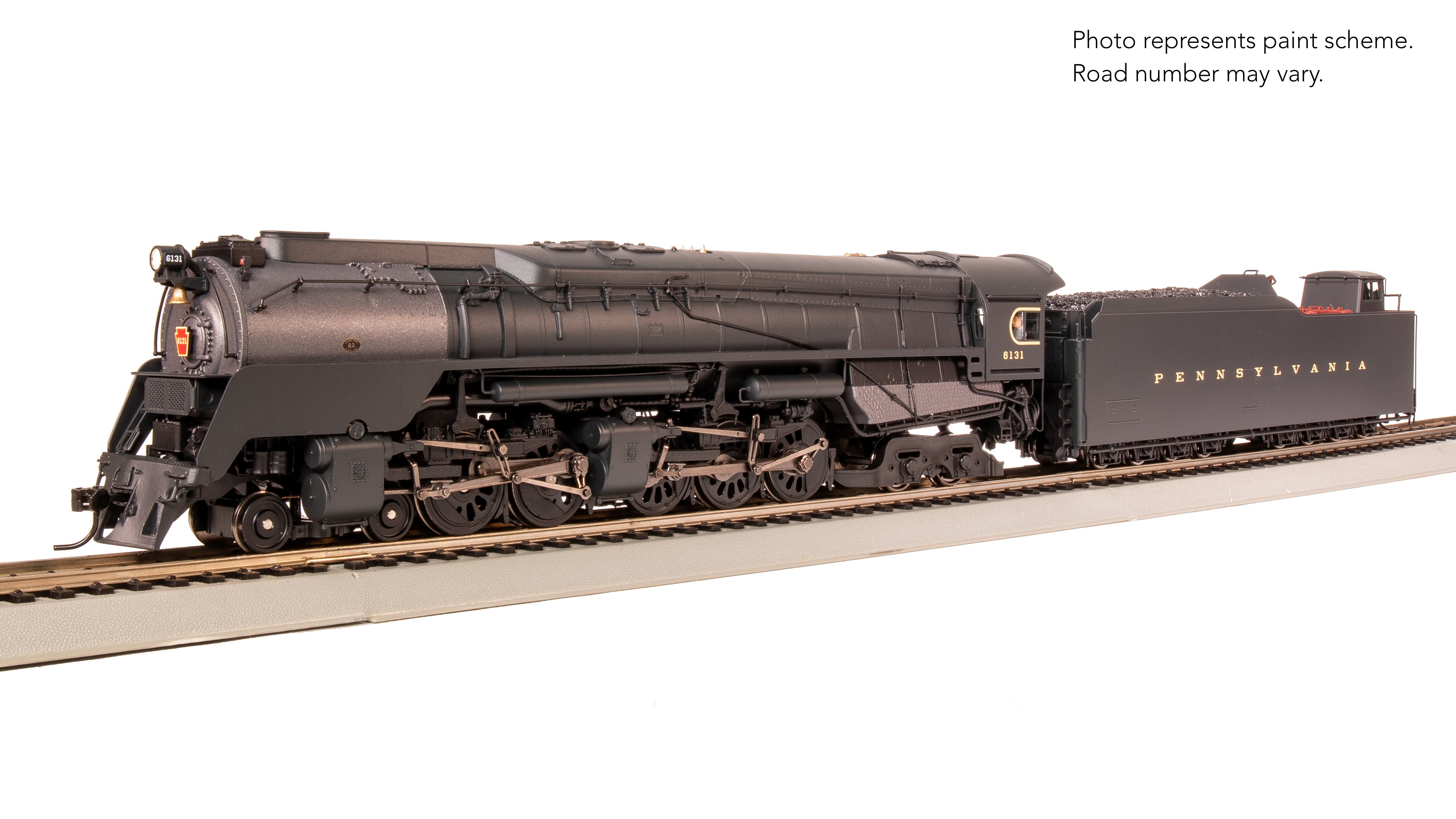 7800 PRR Q2 Duplex, 4-4-6-4, #6131, Prototype Version, 18,000 gallon tender, Paragon4 Sound/DC/DCC, Smoke, HO