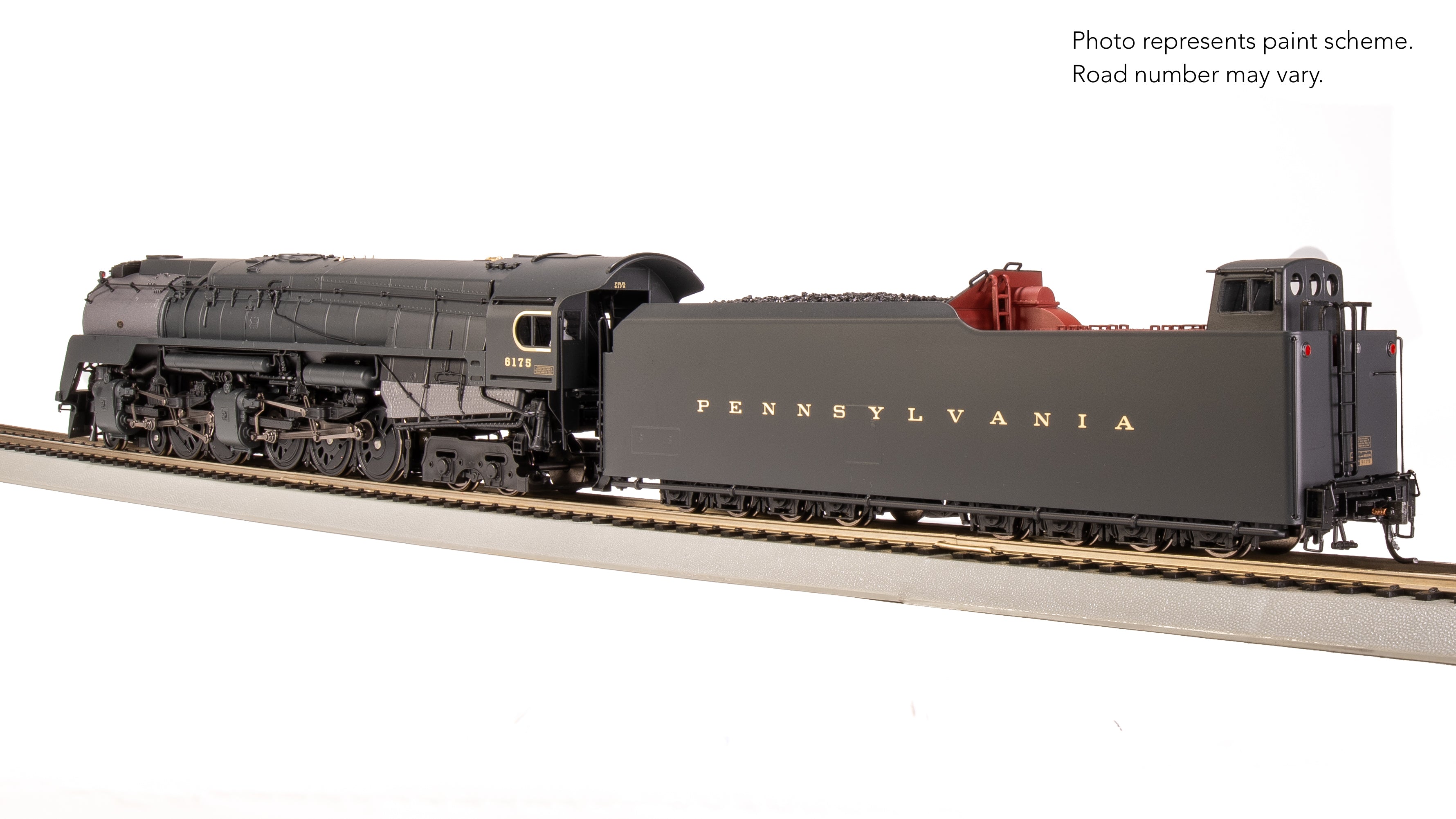 7801 PRR Q2 Duplex, 4-4-6-4, #6175, Production Version, 18,000 gallon tender, Paragon4 Sound/DC/DCC, Smoke, HO