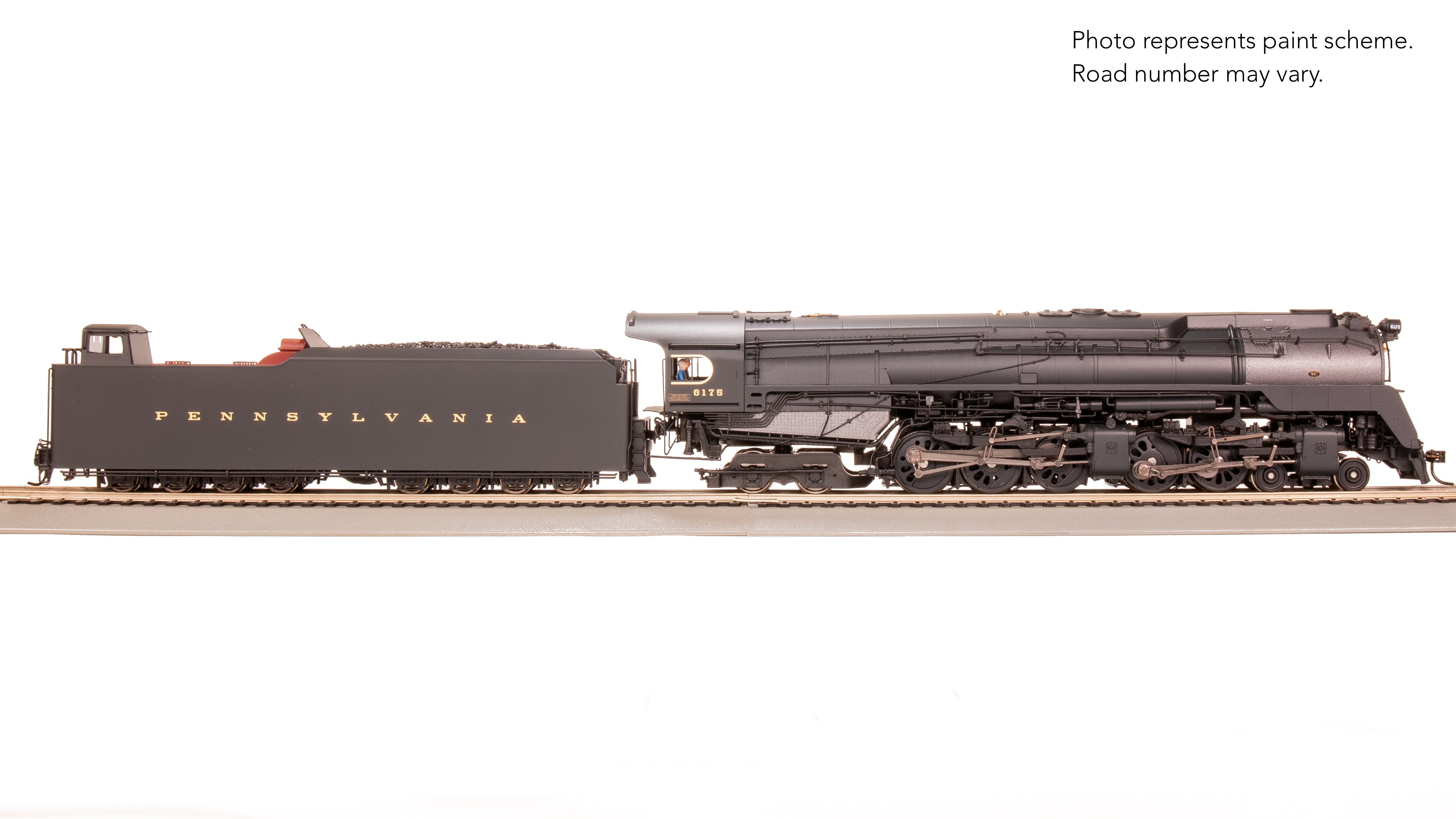 7801 PRR Q2 Duplex, 4-4-6-4, #6175, Production Version, 18,000 gallon tender, Paragon4 Sound/DC/DCC, Smoke, HO