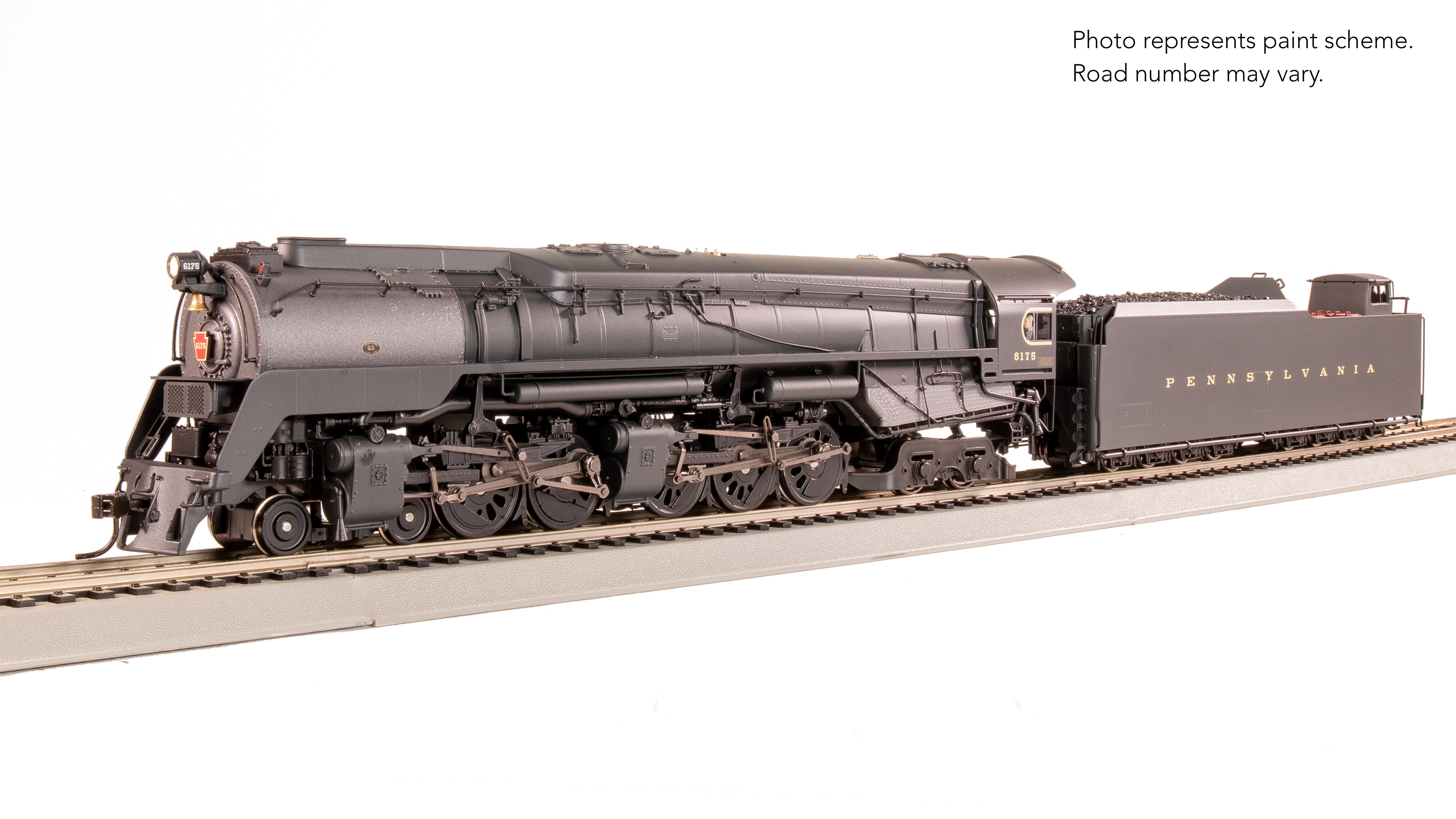 7801 PRR Q2 Duplex, 4-4-6-4, #6175, Production Version, 18,000 gallon tender, Paragon4 Sound/DC/DCC, Smoke, HO