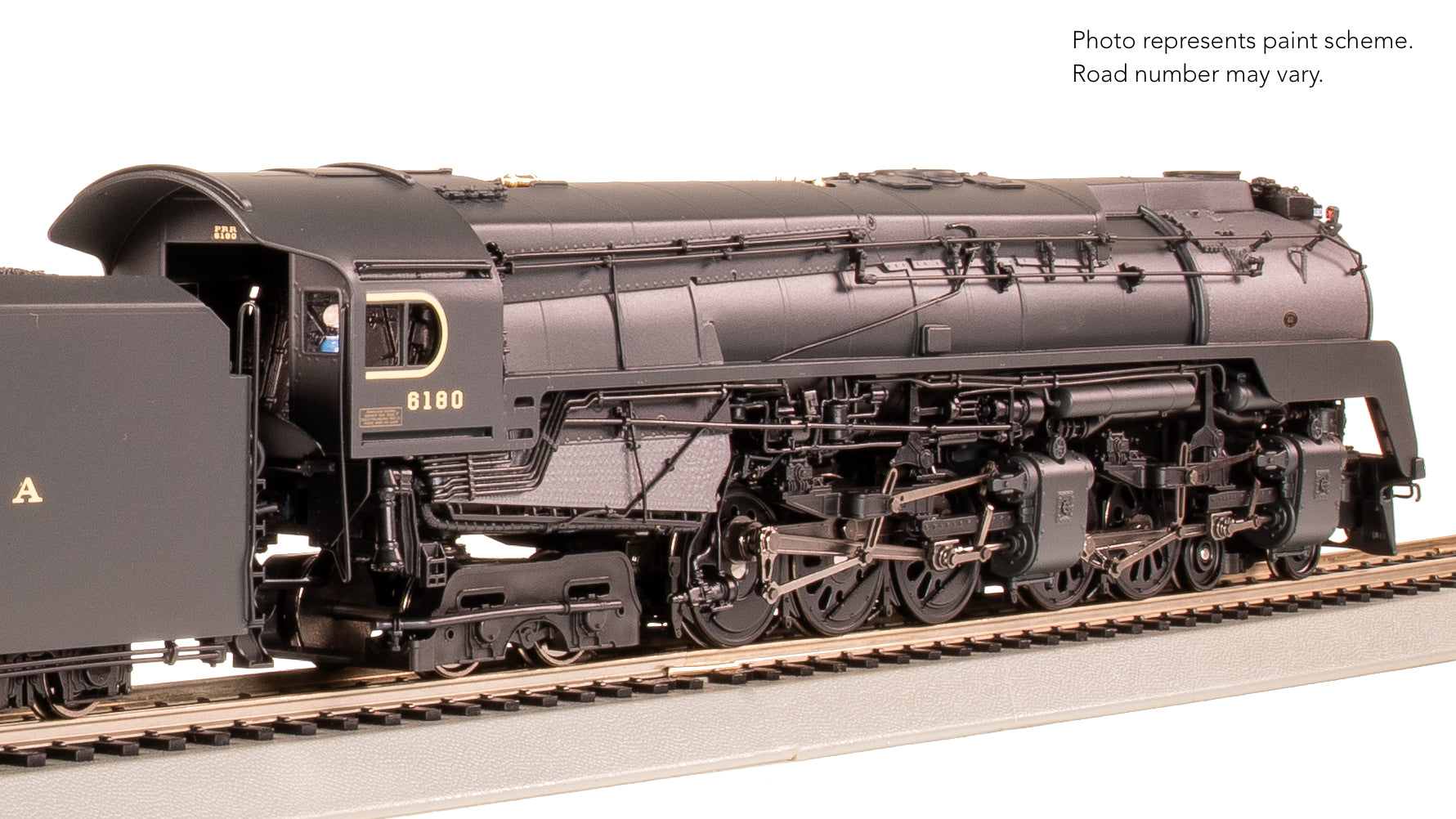 7802 PRR Q2 Duplex, 4-4-6-4, #6180, Production Version, 18,000 gallon tender, Paragon4 Sound/DC/DCC, Smoke, HO