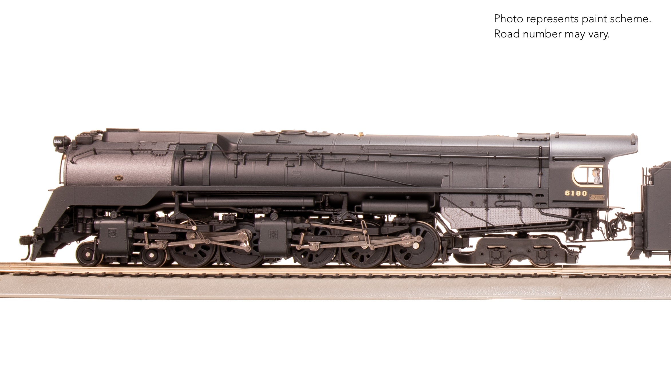 7802 PRR Q2 Duplex, 4-4-6-4, #6180, Production Version, 18,000 gallon tender, Paragon4 Sound/DC/DCC, Smoke, HO