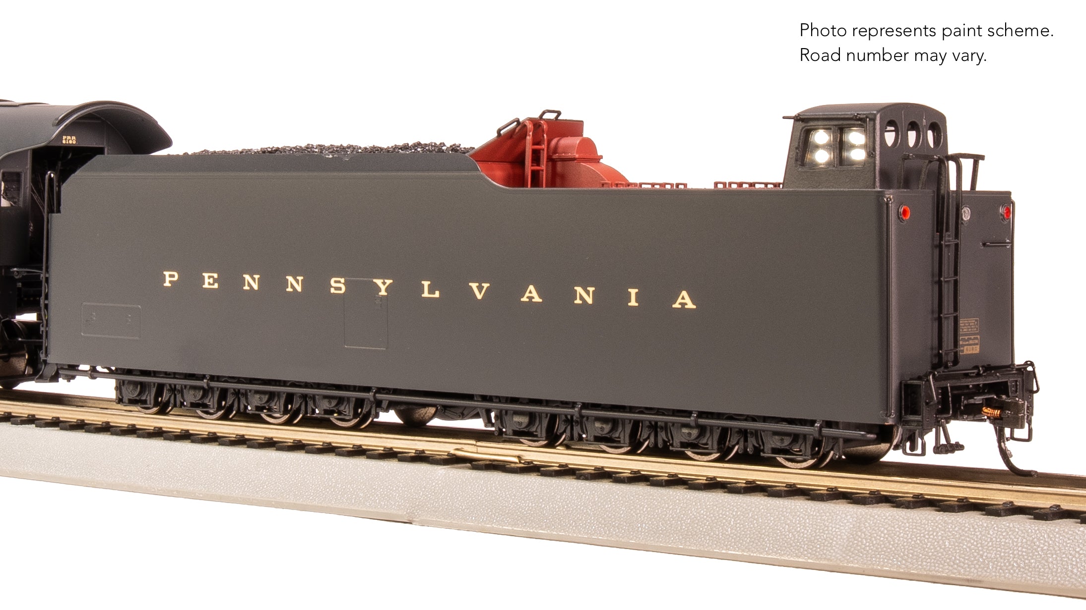 7802 PRR Q2 Duplex, 4-4-6-4, #6180, Production Version, 18,000 gallon tender, Paragon4 Sound/DC/DCC, Smoke, HO