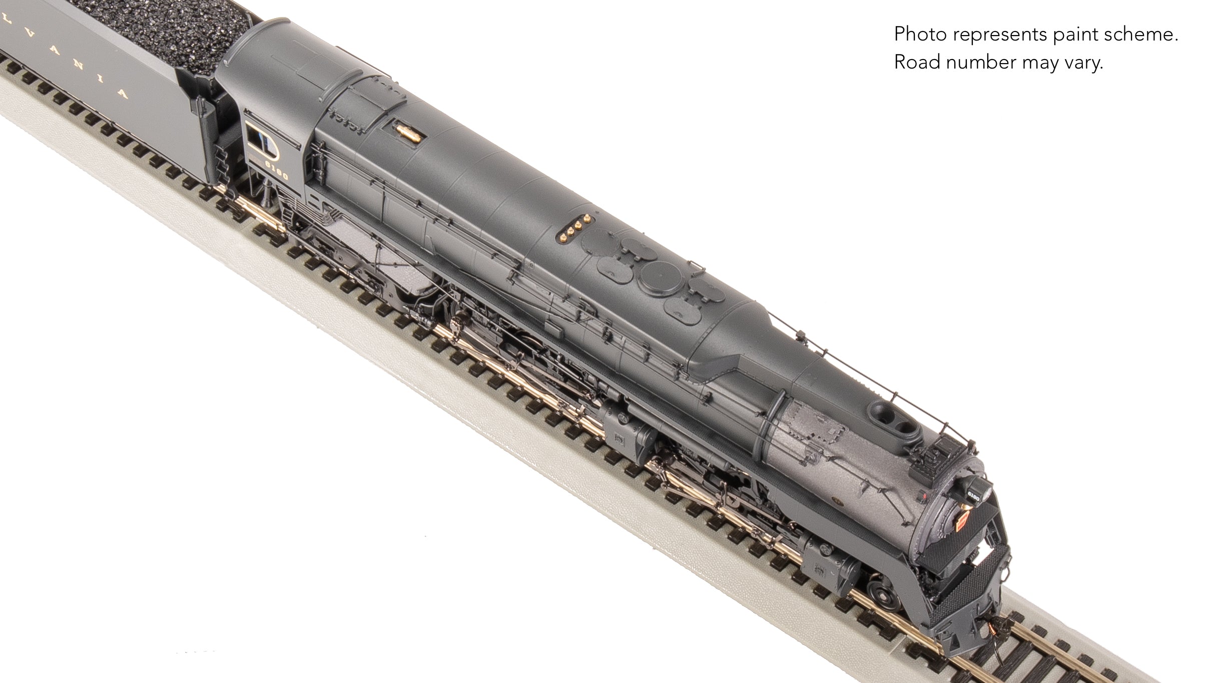 7802 PRR Q2 Duplex, 4-4-6-4, #6180, Production Version, 18,000 gallon tender, Paragon4 Sound/DC/DCC, Smoke, HO