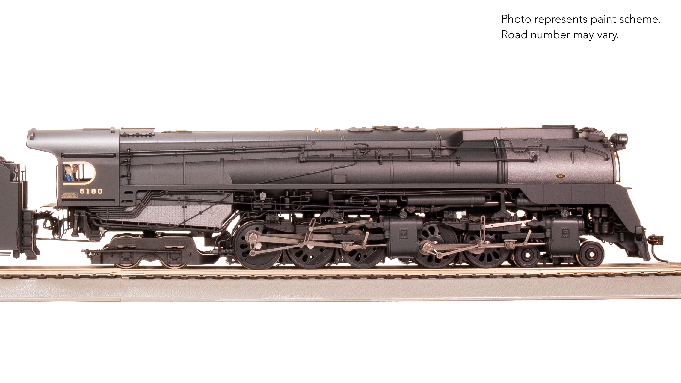 7802 PRR Q2 Duplex, 4-4-6-4, #6180, Production Version, 18,000 gallon tender, Paragon4 Sound/DC/DCC, Smoke, HO