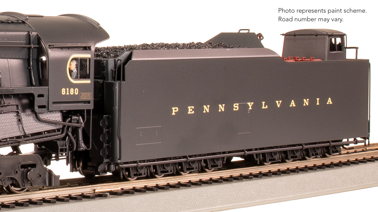 7802 PRR Q2 Duplex, 4-4-6-4, #6180, Production Version, 18,000 gallon tender, Paragon4 Sound/DC/DCC, Smoke, HO