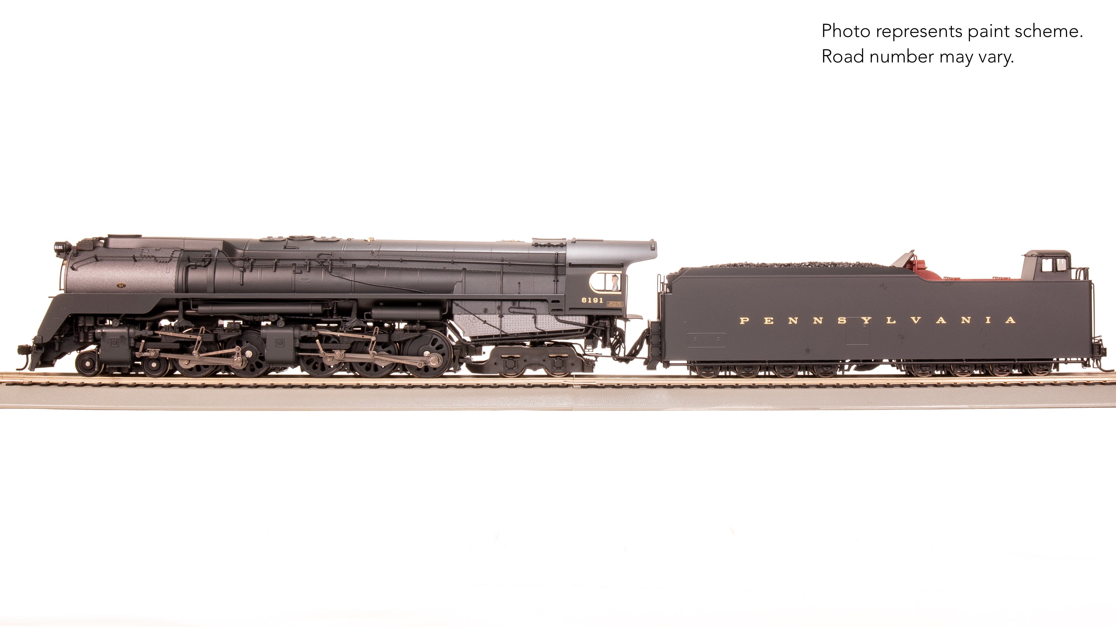 7804 PRR Q2 Duplex, 4-4-6-4, #6191, Production Version, 18,000 gallon tender, Paragon4 Sound/DC/DCC, Smoke, HO