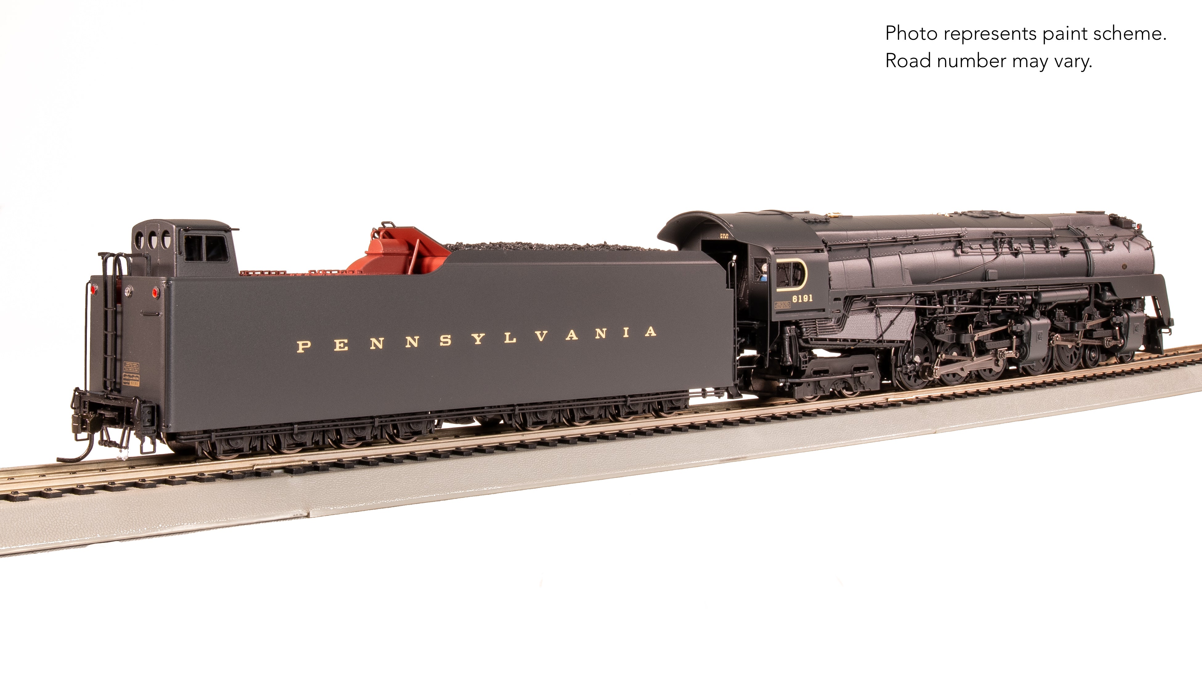 7804 PRR Q2 Duplex, 4-4-6-4, #6191, Production Version, 18,000 gallon tender, Paragon4 Sound/DC/DCC, Smoke, HO