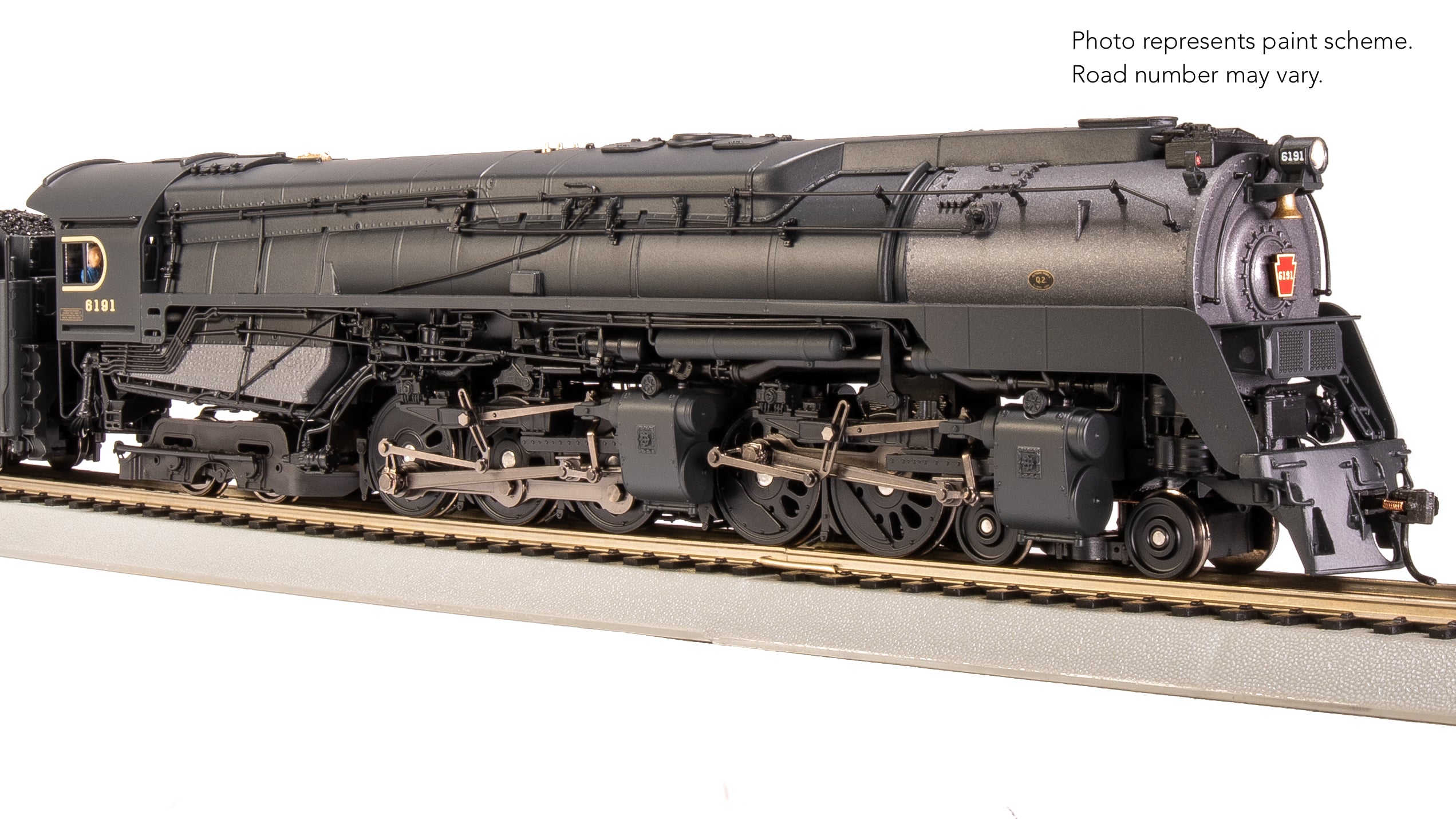 7804 PRR Q2 Duplex, 4-4-6-4, #6191, Production Version, 18,000 gallon tender, Paragon4 Sound/DC/DCC, Smoke, HO