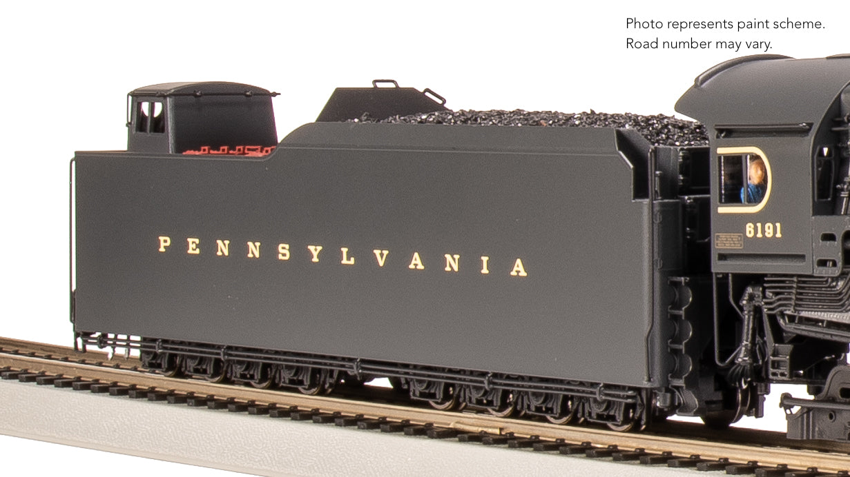 7804 PRR Q2 Duplex, 4-4-6-4, #6191, Production Version, 18,000 gallon tender, Paragon4 Sound/DC/DCC, Smoke, HO