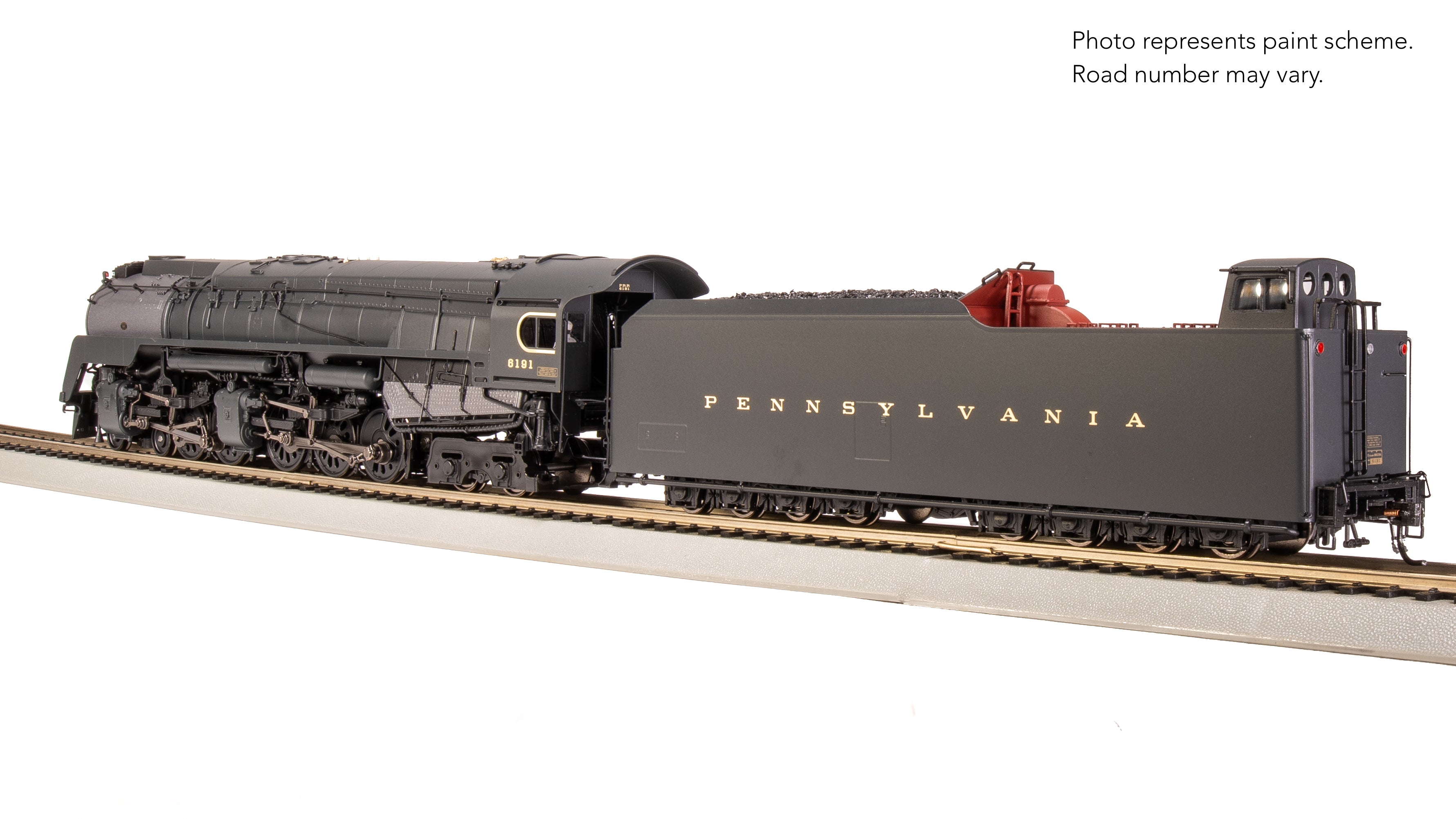 7804 PRR Q2 Duplex, 4-4-6-4, #6191, Production Version, 18,000 gallon tender, Paragon4 Sound/DC/DCC, Smoke, HO