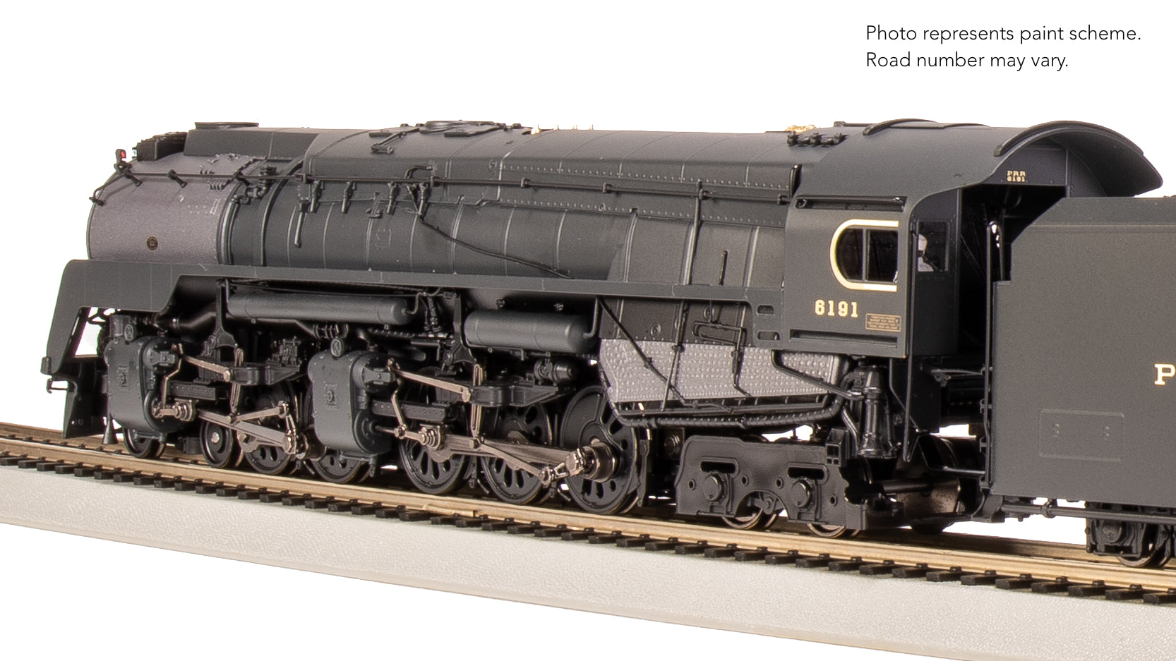 7804 PRR Q2 Duplex, 4-4-6-4, #6191, Production Version, 18,000 gallon tender, Paragon4 Sound/DC/DCC, Smoke, HO