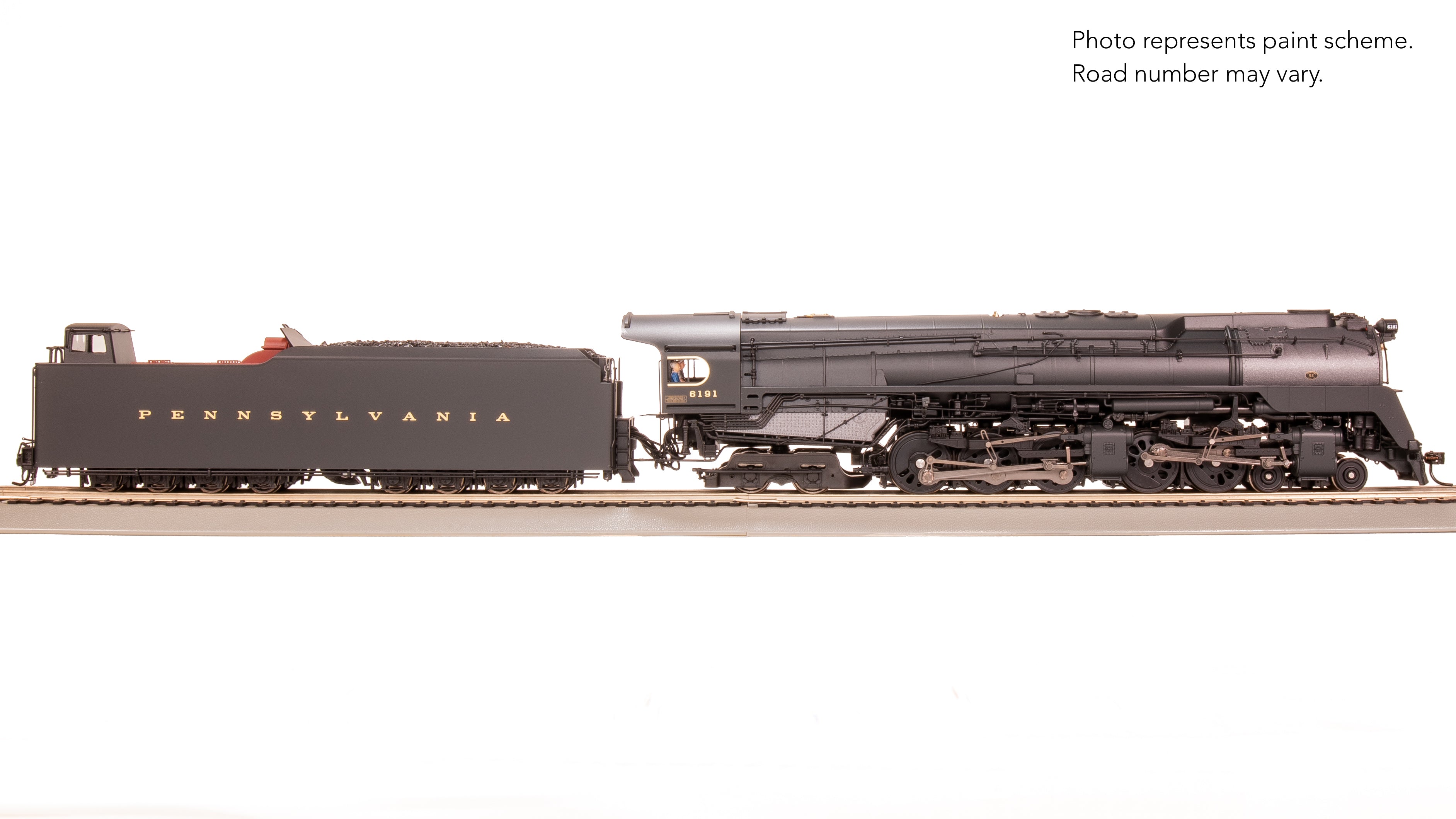 7804 PRR Q2 Duplex, 4-4-6-4, #6191, Production Version, 18,000 gallon tender, Paragon4 Sound/DC/DCC, Smoke, HO