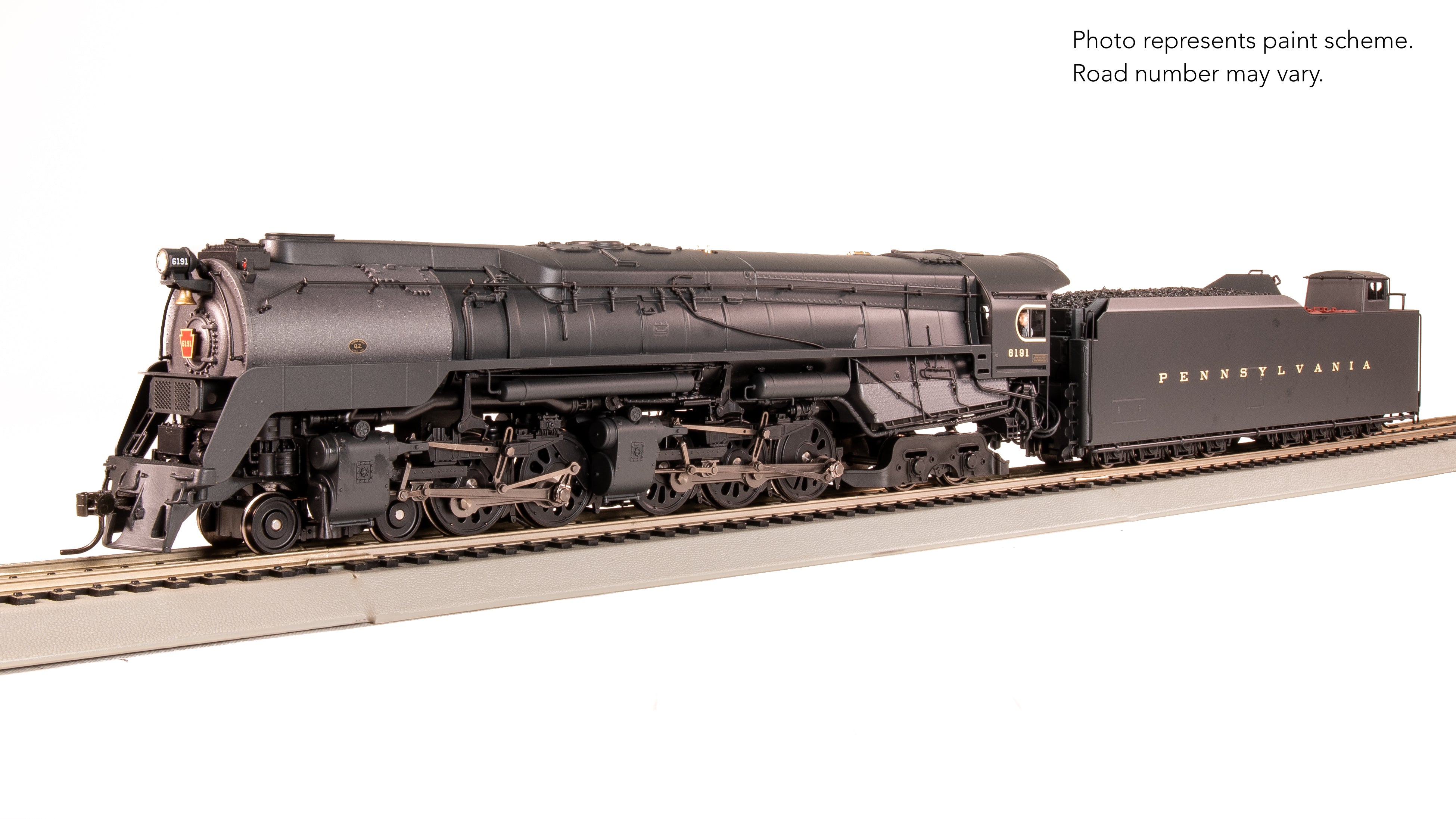 7804 PRR Q2 Duplex, 4-4-6-4, #6191, Production Version, 18,000 gallon tender, Paragon4 Sound/DC/DCC, Smoke, HO