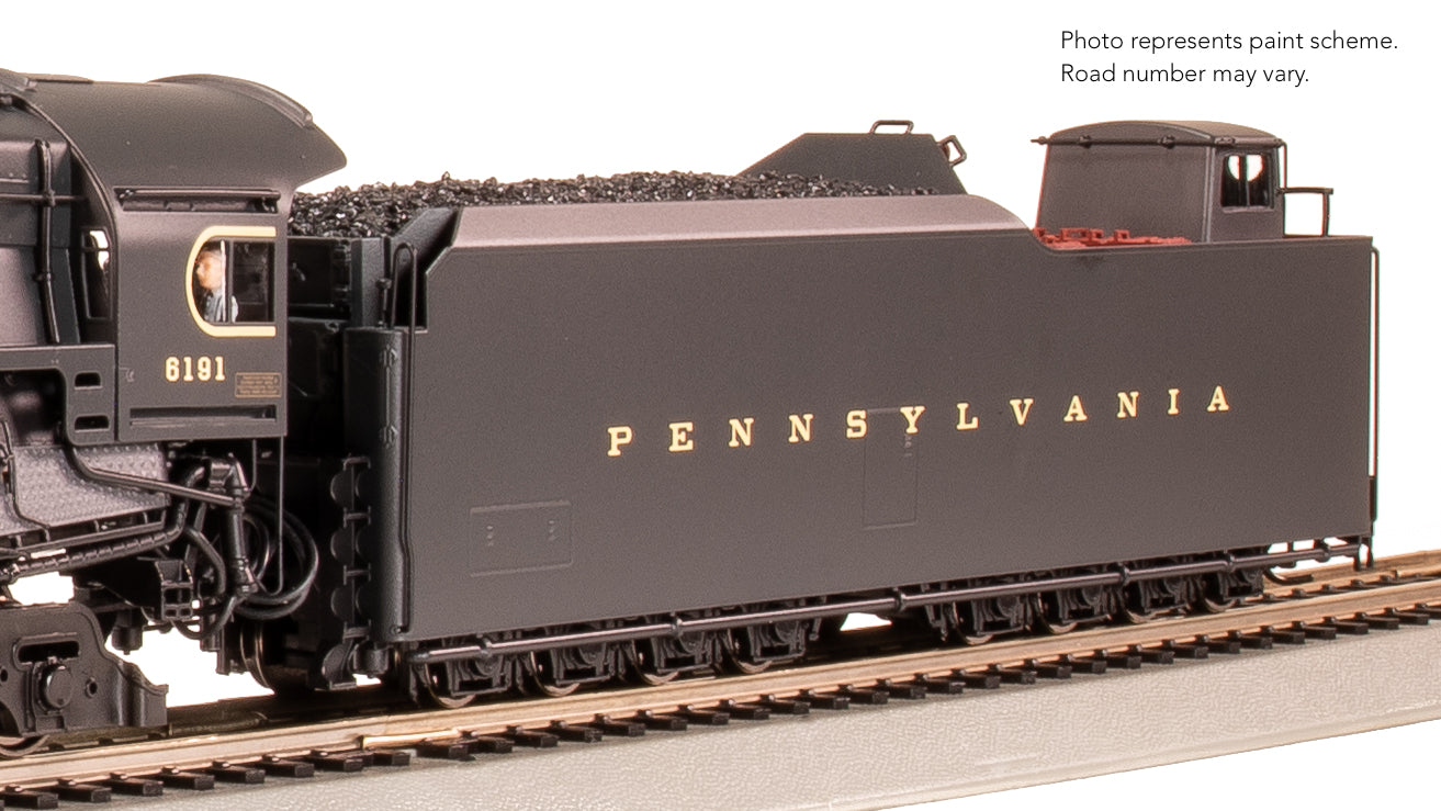 7804 PRR Q2 Duplex, 4-4-6-4, #6191, Production Version, 18,000 gallon tender, Paragon4 Sound/DC/DCC, Smoke, HO