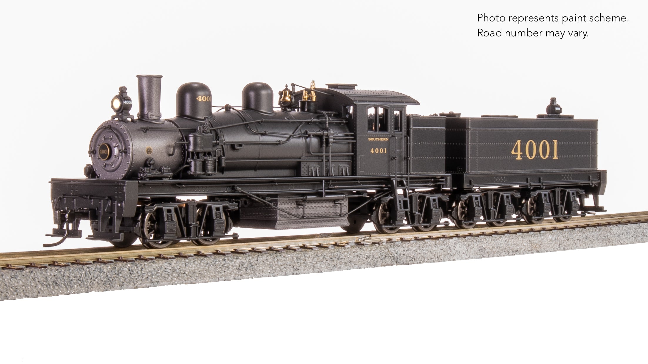 7814 Class D 4-truck Shay, SOU #4000, In-Service Paint, Paragon4 Sound/DC/DCC, Smoke, HO