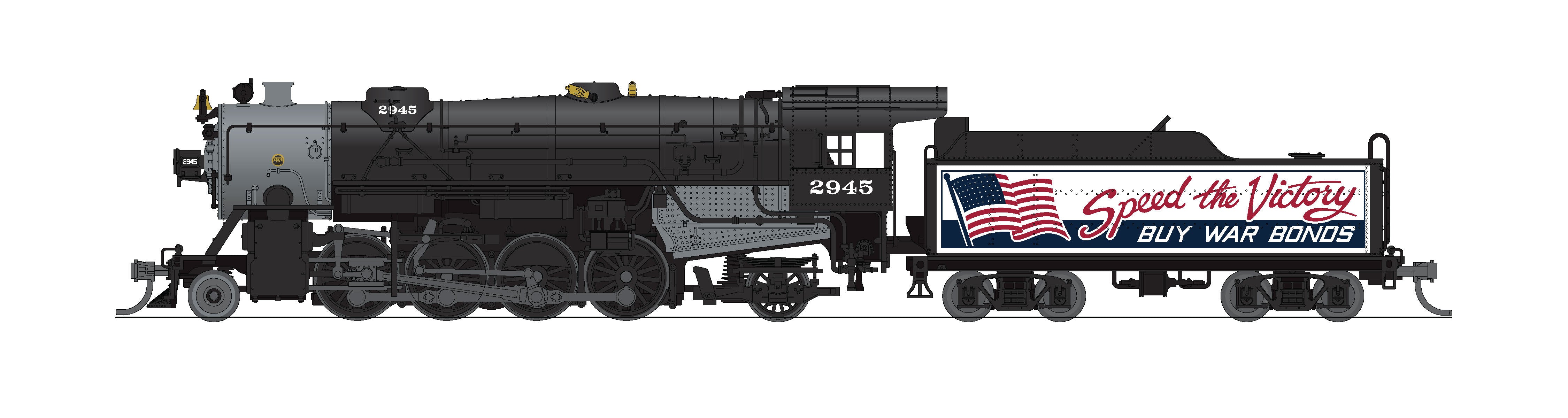 7842 USRA Heavy Mikado, War Bonds Billboard, Paragon4 Sound/DC/DCC, N (NP)