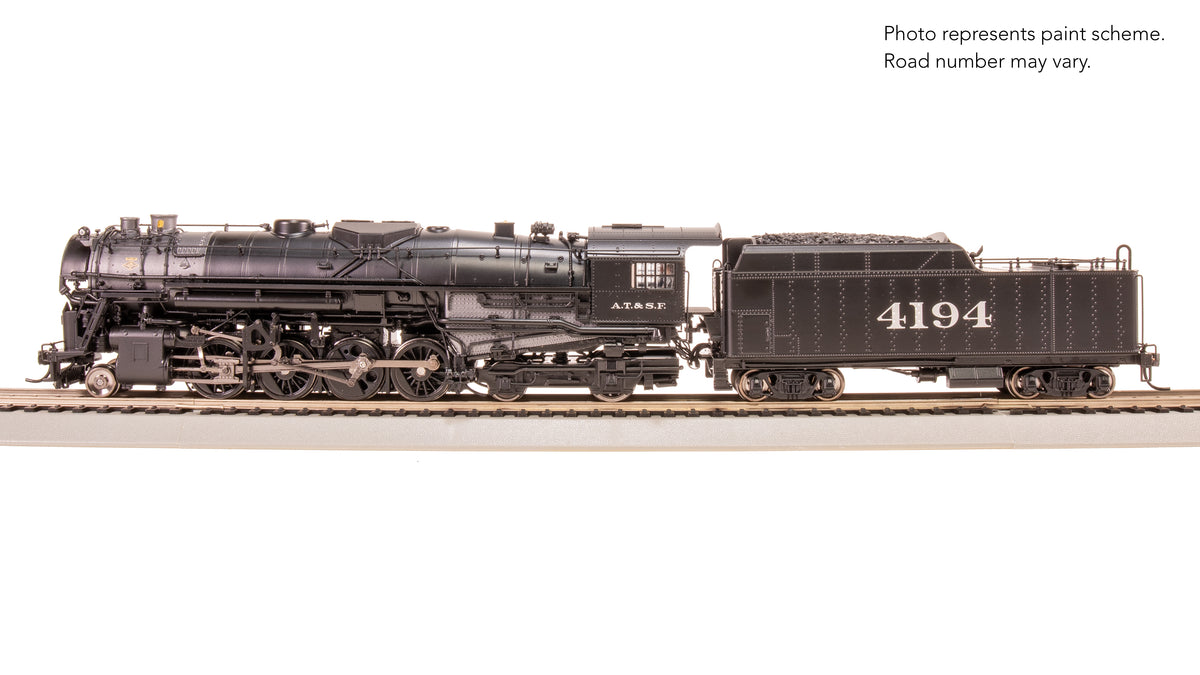 7846 ATSF 2-8-4 Berkshire, T1a #4194, 4-axle Tender, Disk Main Driver,