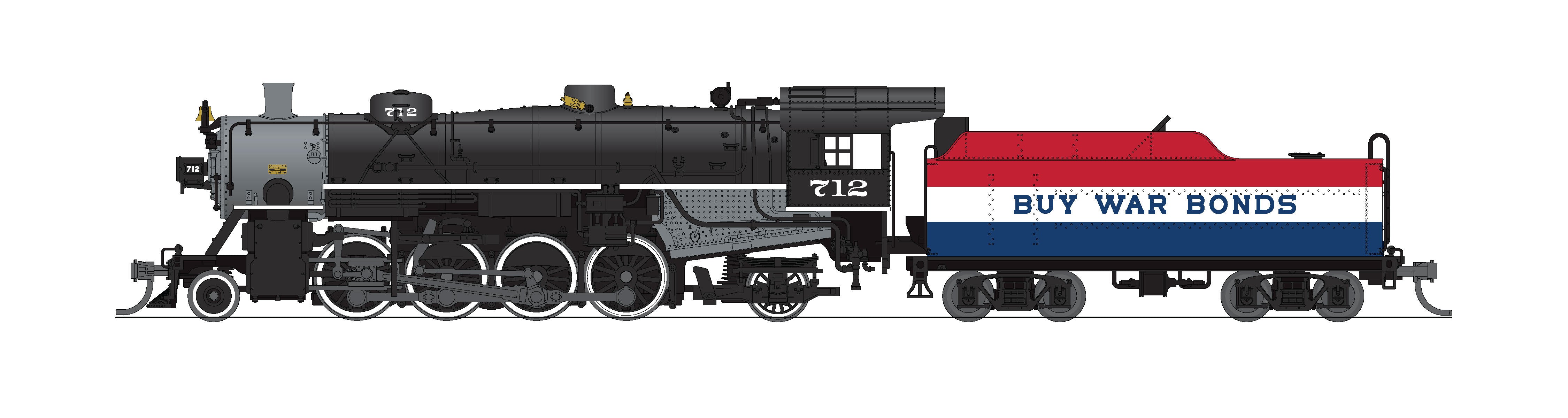 REFURBISHED R7865 USRA Light Mikado, Red/White/Blue War Bonds Billboard, Paragon4 Sound/DC/DCC, N (NP)