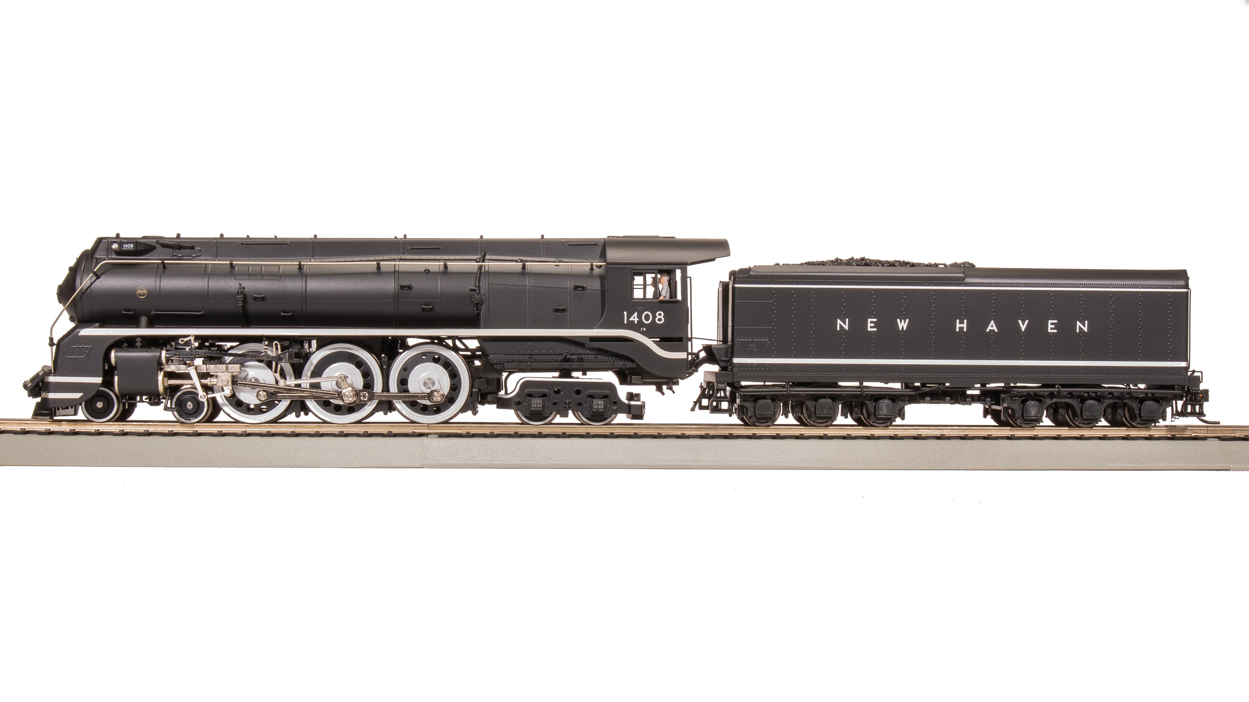 7871 New Haven I-5, #1408, Original Block Lettering, Paragon4 Sound/DC/DCC, Smoke, HO