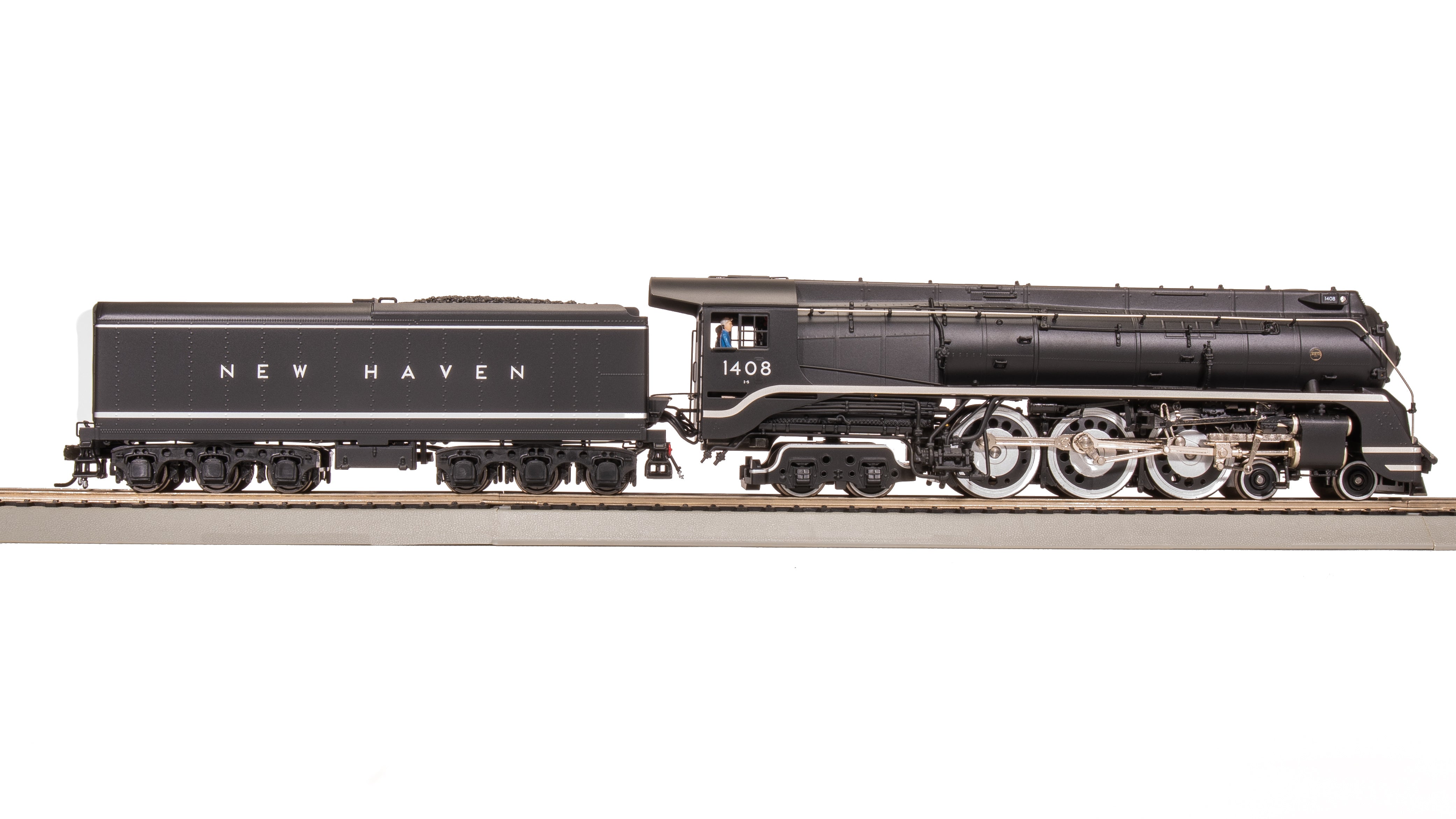 7871 New Haven I-5, #1408, Original Block Lettering, Paragon4 Sound/DC/DCC, Smoke, HO