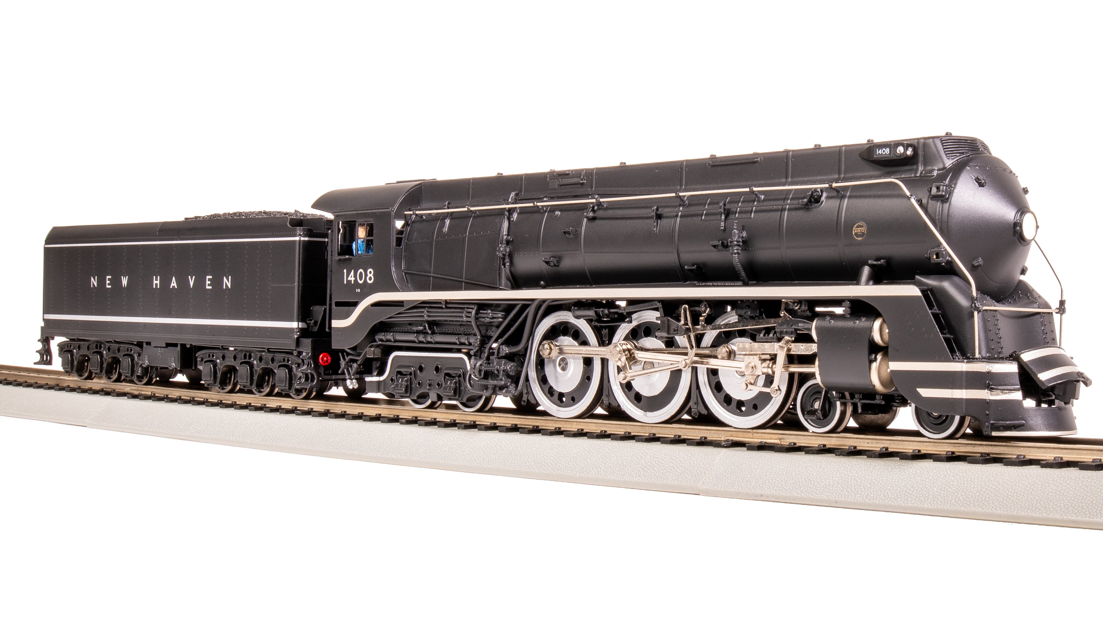 7871 New Haven I-5, #1408, Original Block Lettering, Paragon4 Sound/DC/DCC, Smoke, HO