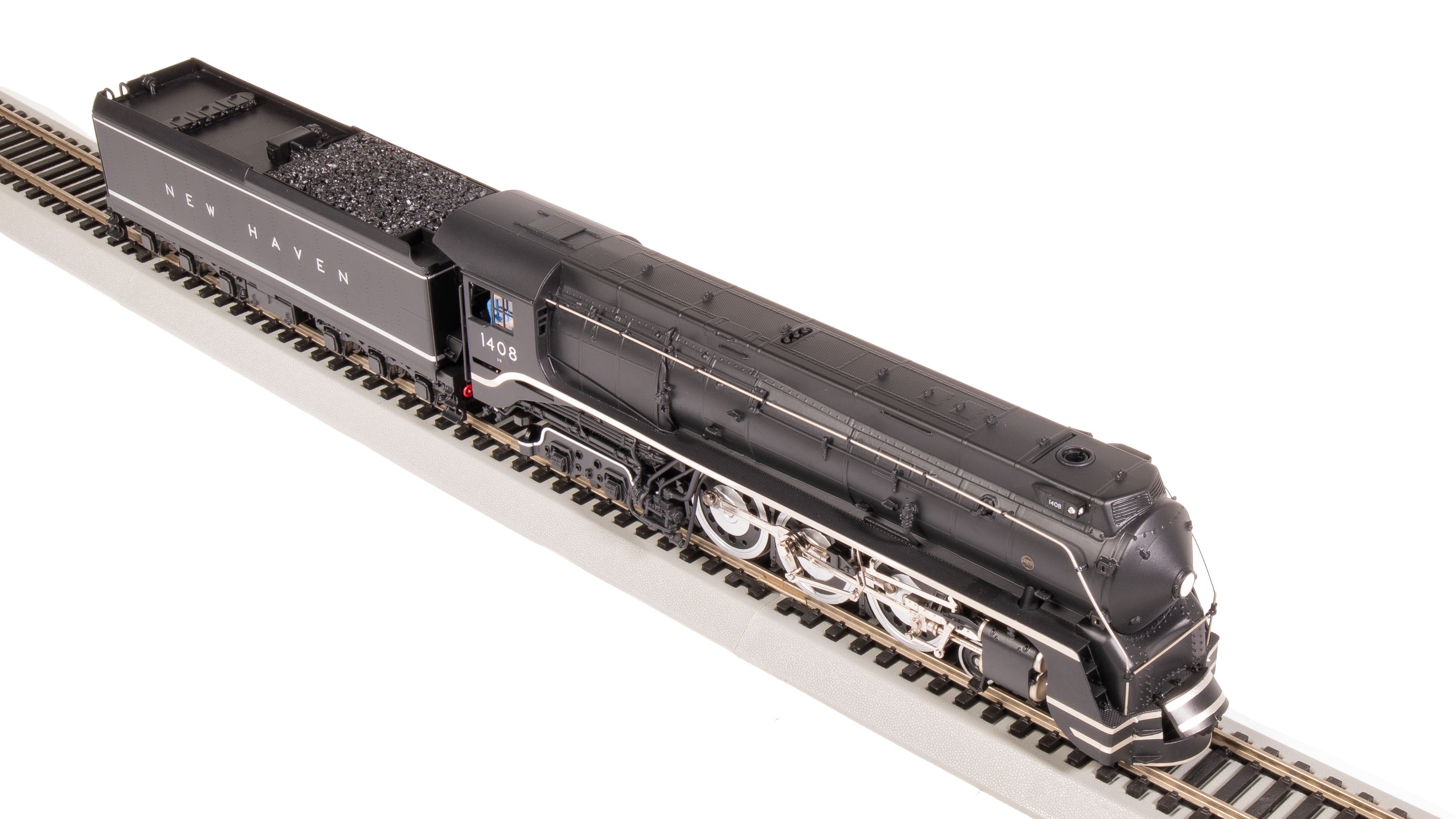 7871 New Haven I-5, #1408, Original Block Lettering, Paragon4 Sound/DC/DCC, Smoke, HO