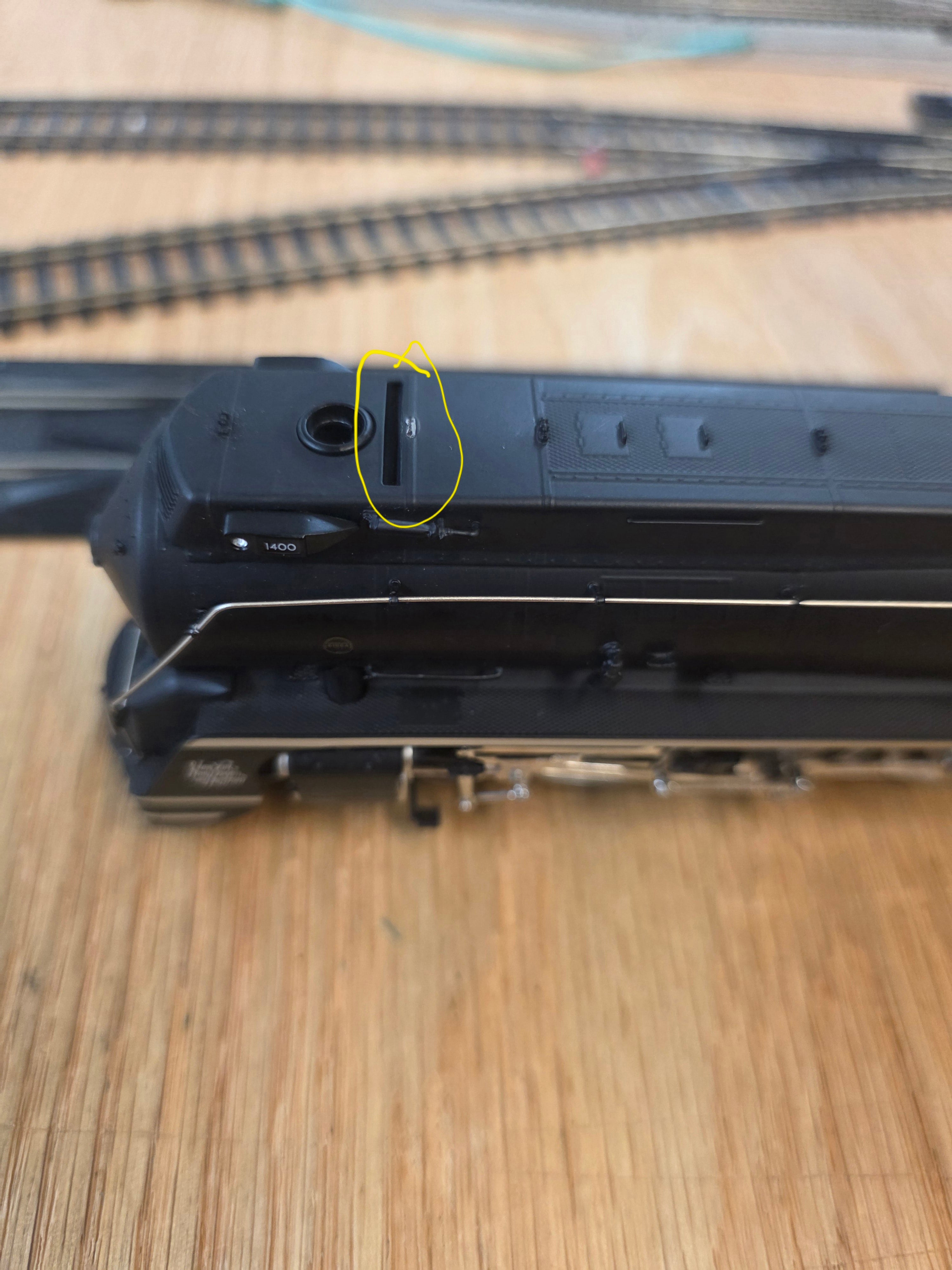**BLEMISHED (see photos, sold as-is) REFURBISHED BR7872 New Haven I-5, #1400, Small Script, Paragon4 Sound/DC/DCC, Smoke, HO