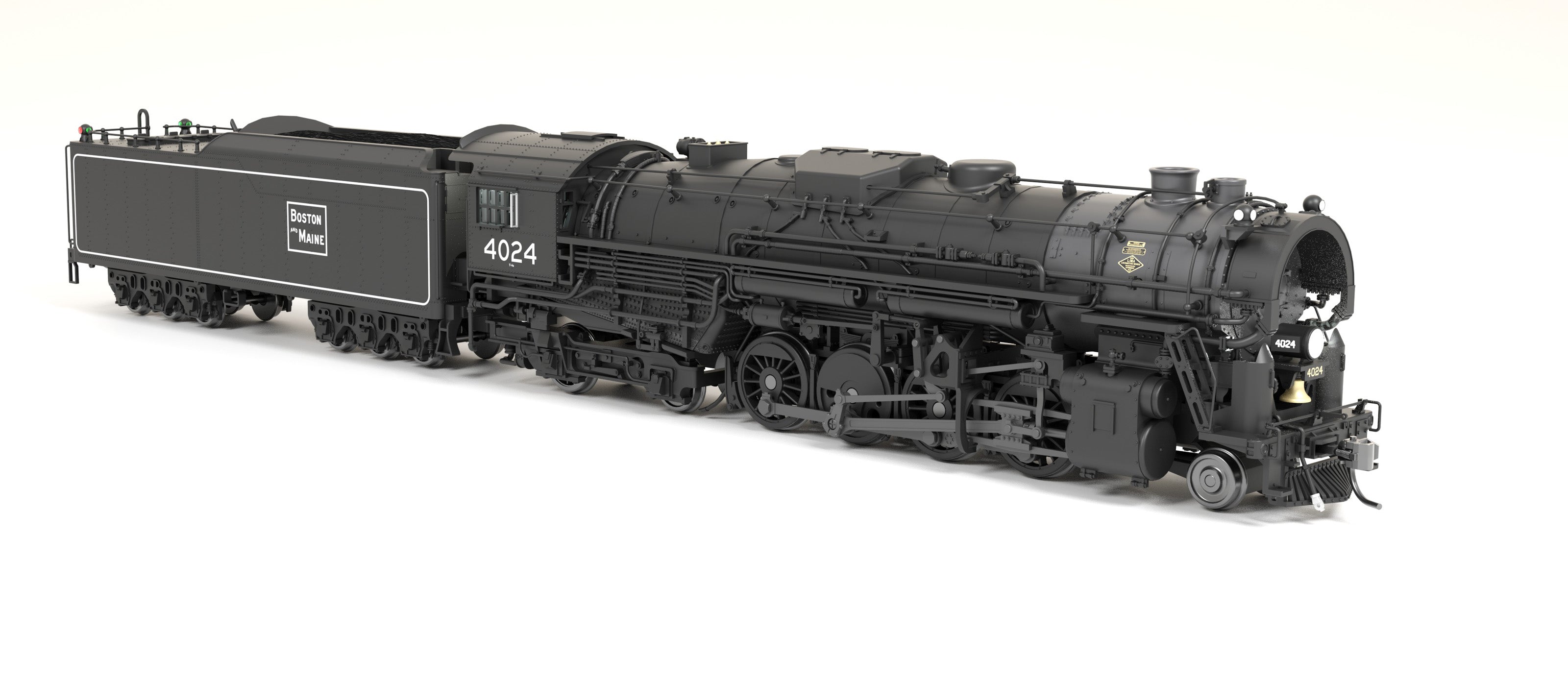 7885 Boston & Maine 2-8-4 Berkshire, T1b #4024, 6-axle Tender, Paragon4  Sound/DC/DCC, Smoke, HO