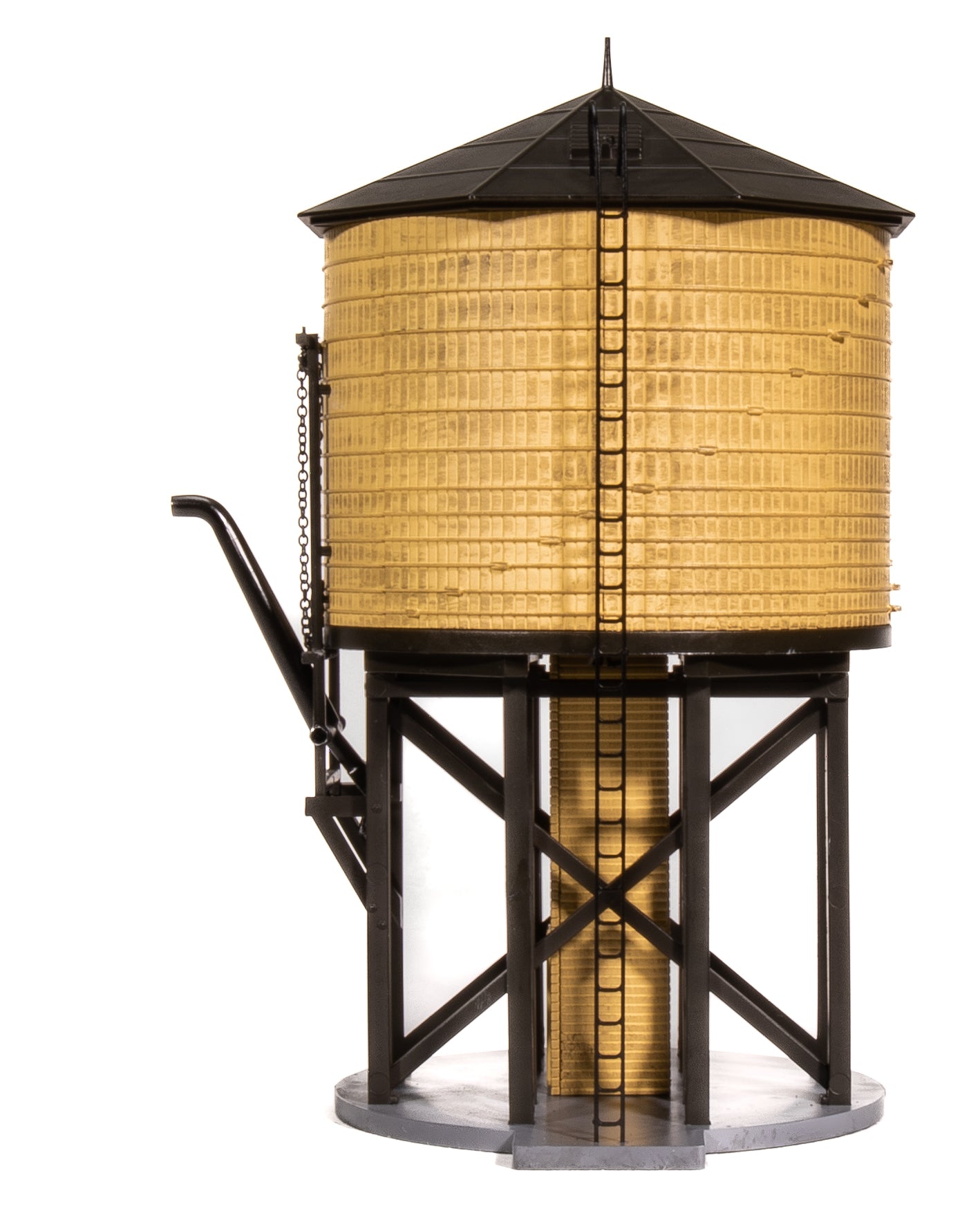 7912 Operating Water Tower w/ Sound, Weathered Yellow, Unlettered, HO Default Title
