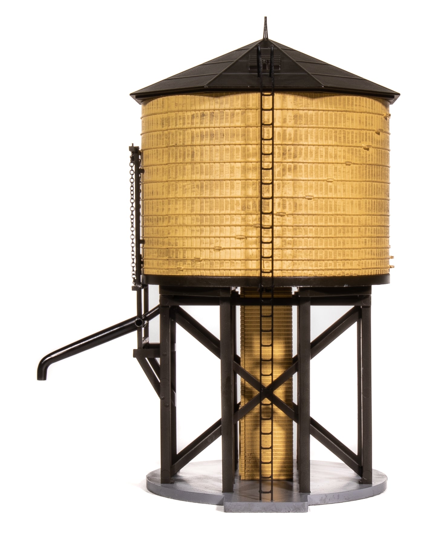 7912 Operating Water Tower w/ Sound, Weathered Yellow, Unlettered, HO Default Title