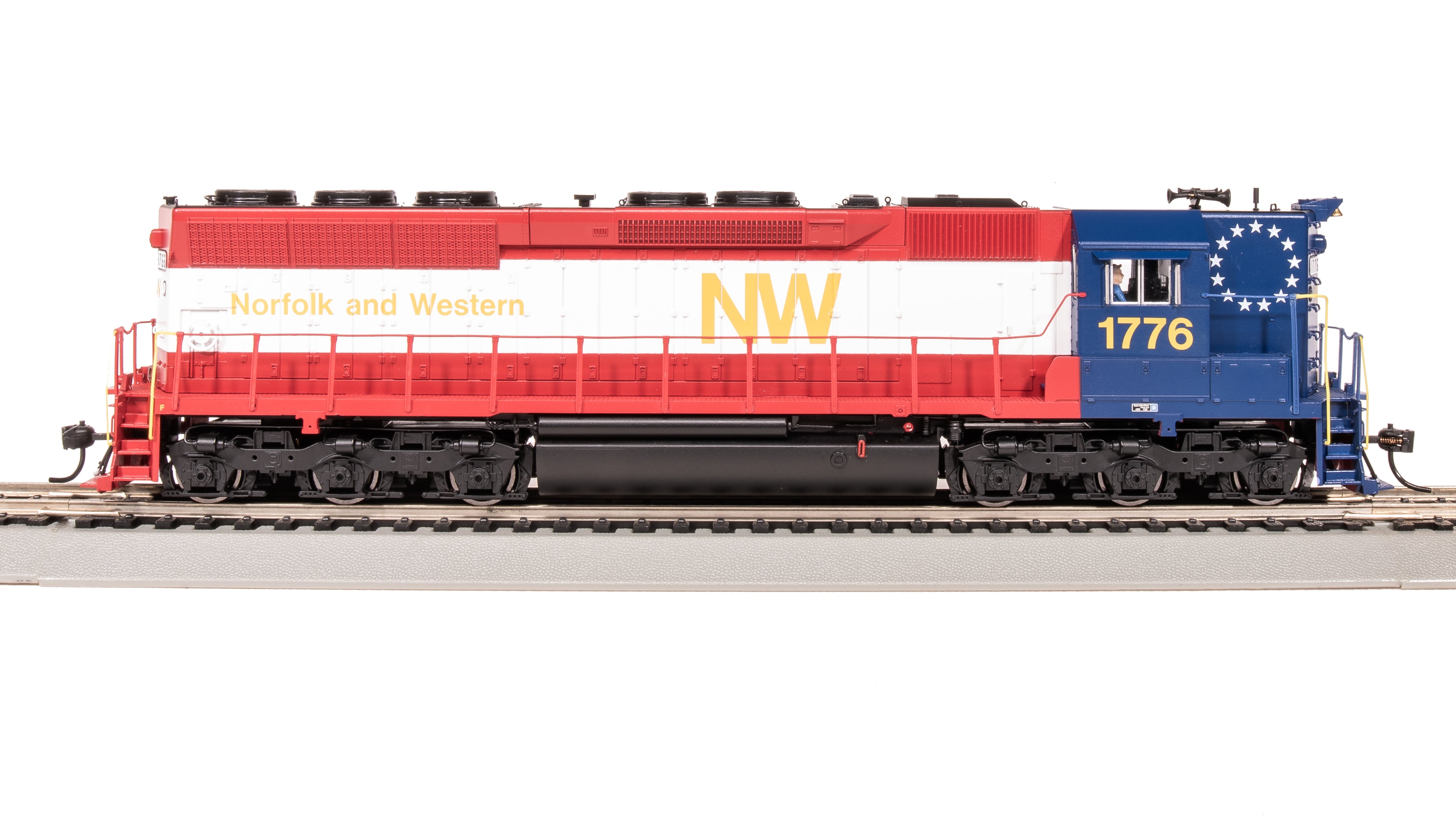 7942 EMD SD45, NW 1776, Bicentennial, High Hood, Paragon4 Sound/DC/DCC, HO