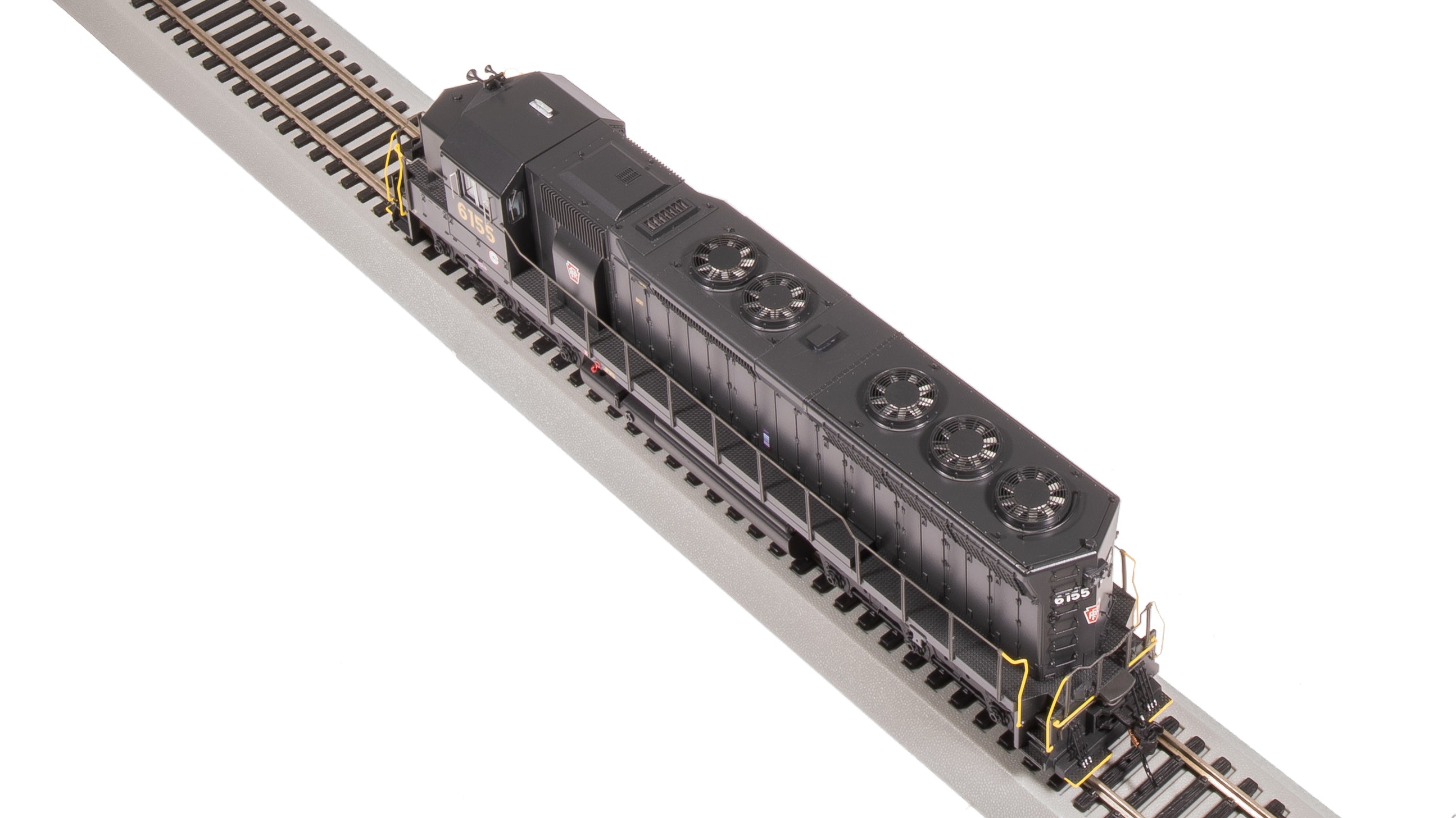 7944 EMD SD45, PRR 6155, Brunswick Green, Paragon4 Sound/DC/DCC, HO