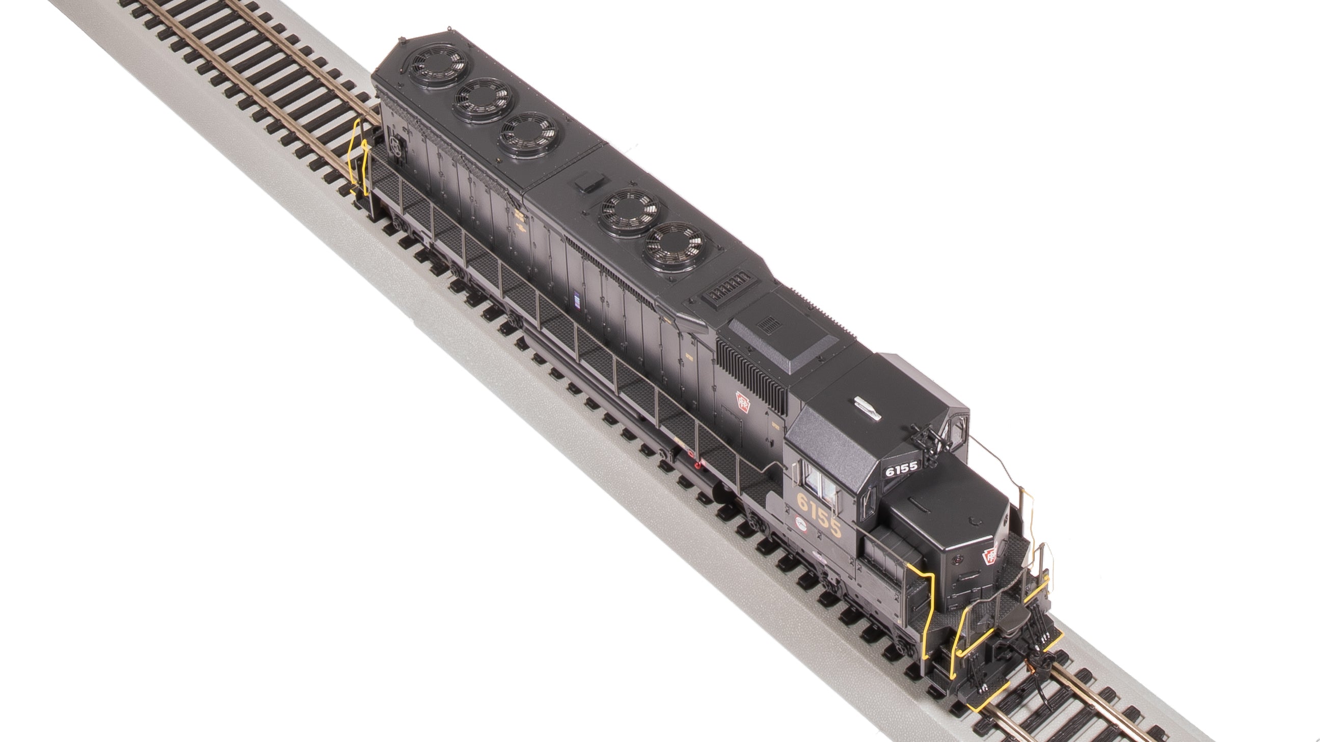 7944 EMD SD45, PRR 6155, Brunswick Green, Paragon4 Sound/DC/DCC, HO