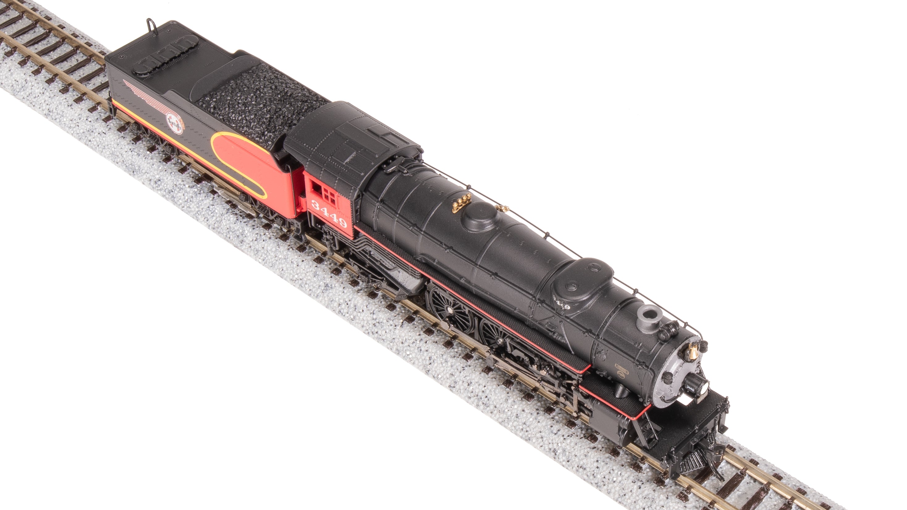 NWSL IA-PACIFIC No. 9 2-6-2T塗装済み完成品 7982 Heavy Pacific 4-6-2, ATSF 3449, Warbonnet Fantasy Scheme, Paragon