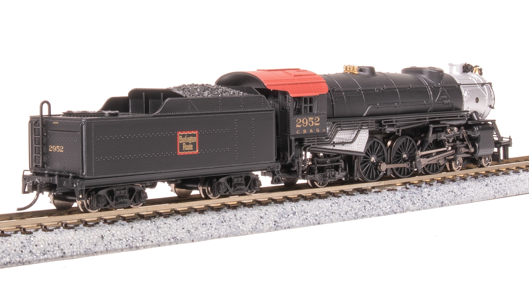 NWSL IA-PACIFIC No. 9 2-6-2T塗装済み完成品 7985 Heavy Pacific 4-6-2, CBQ 2952, Paragon4 Sound/DC/DCC, N