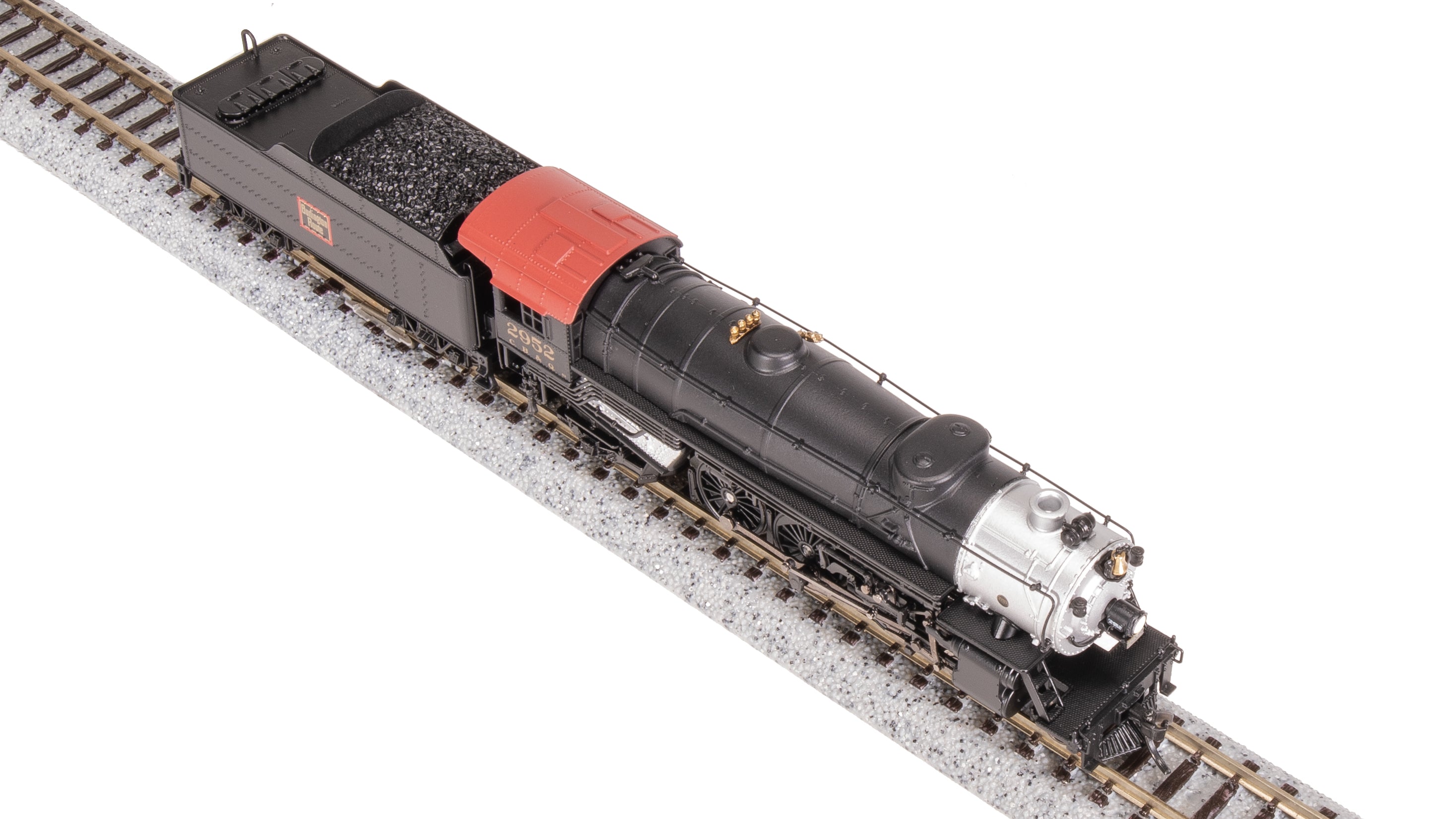 NWSL IA-PACIFIC No. 9 2-6-2T塗装済み完成品 7985 Heavy Pacific 4-6-2, CBQ 2952, Paragon4 Sound/DC/DCC, N
