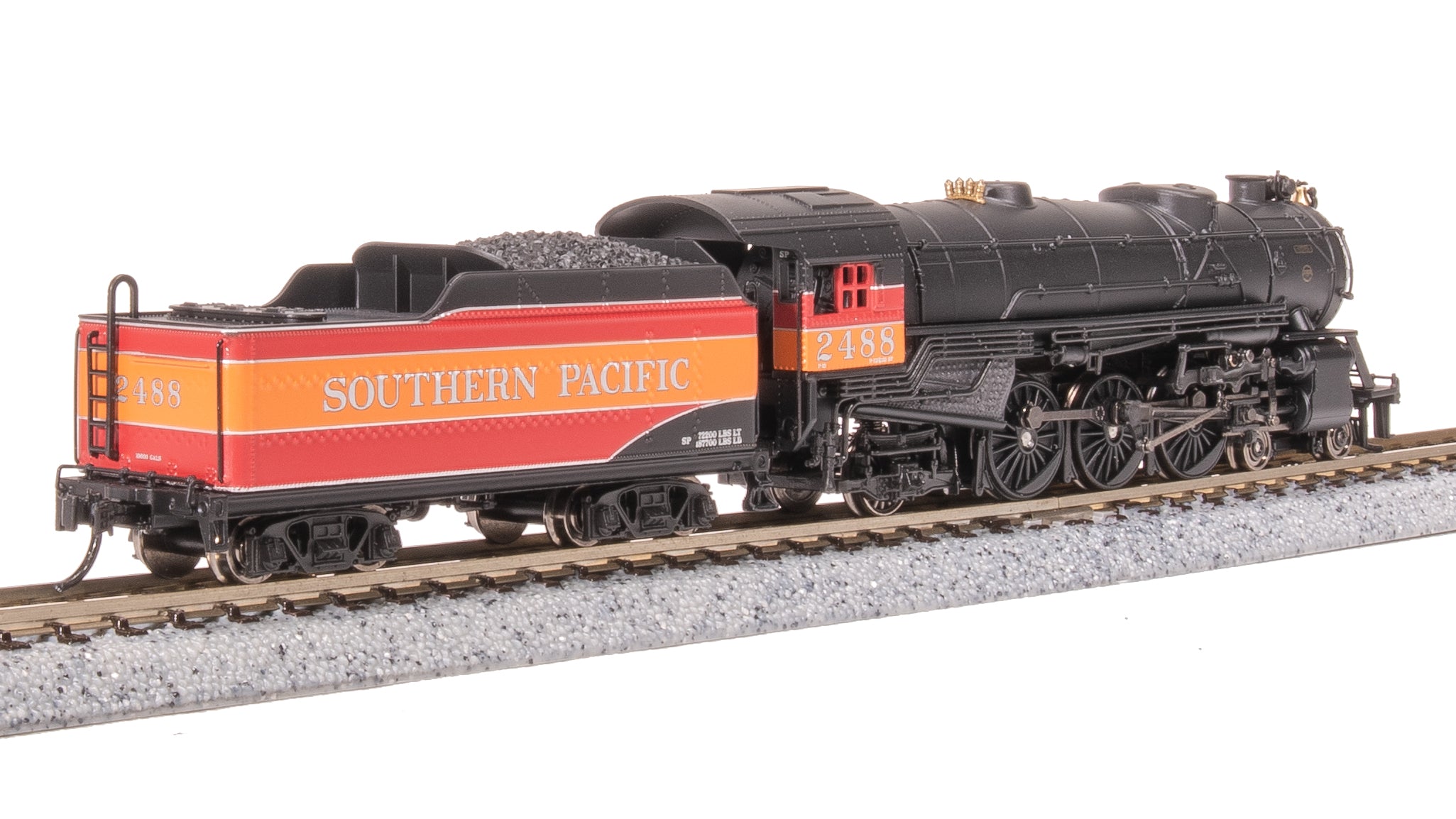 7989 Heavy Pacific 4-6-2, SP 2488, Daylight Fantasy Scheme, Paragon4 S